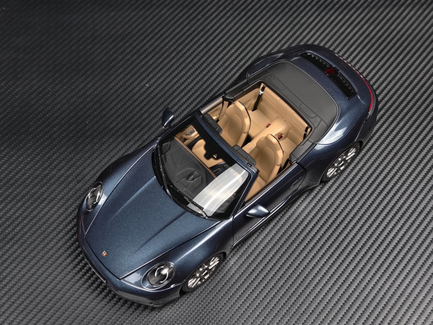 NOREV 1/18 Porsche 911 Carrera S Cabriolet 2024 Blue Diecast Car Model 187180