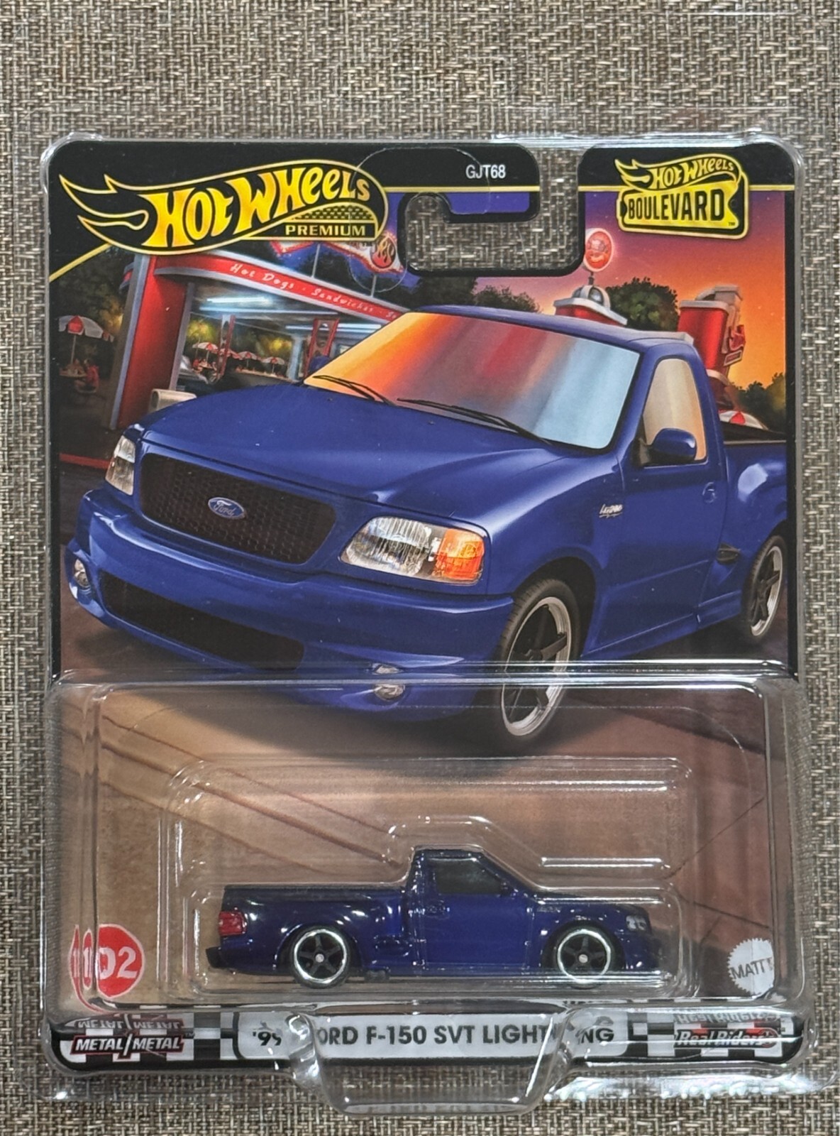 2024 Hot Wheels Boulevard # 102 ’99 Ford F-150 SVT Lightning , Free shipping !