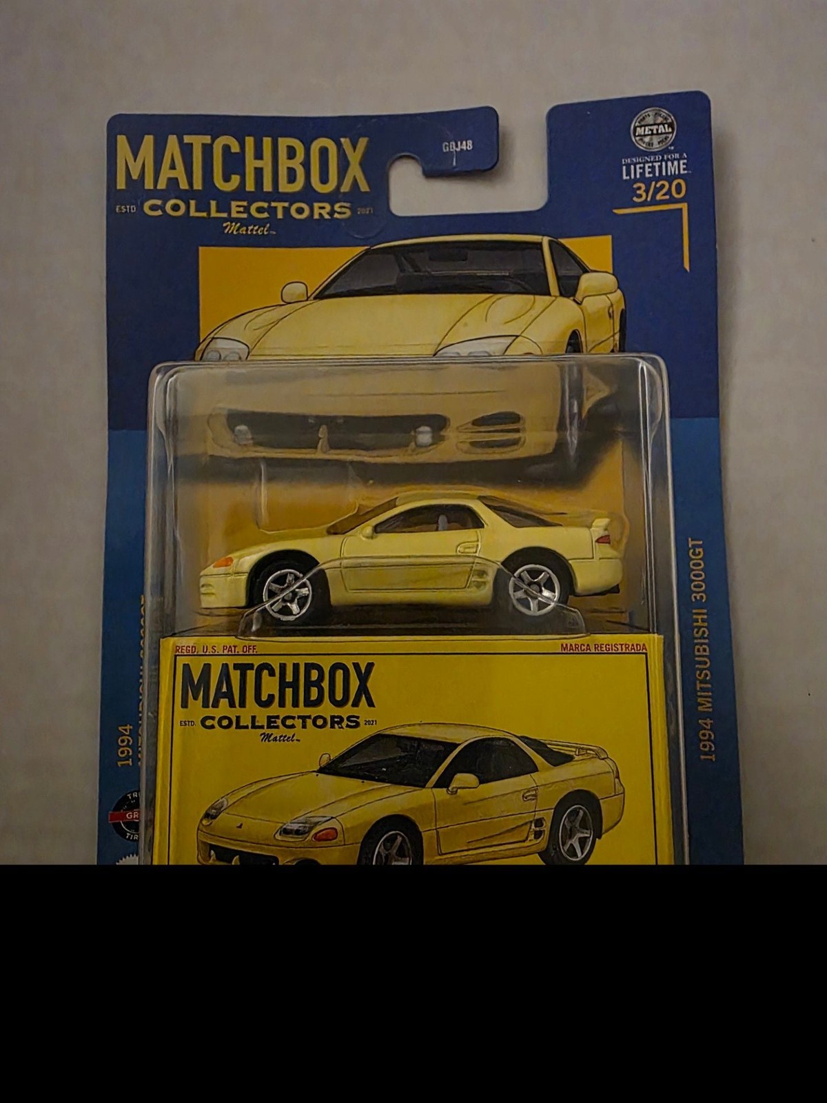 Matchbox Collectors 1994 Mitsubishi 3000GT 3/20 Die-cast Car