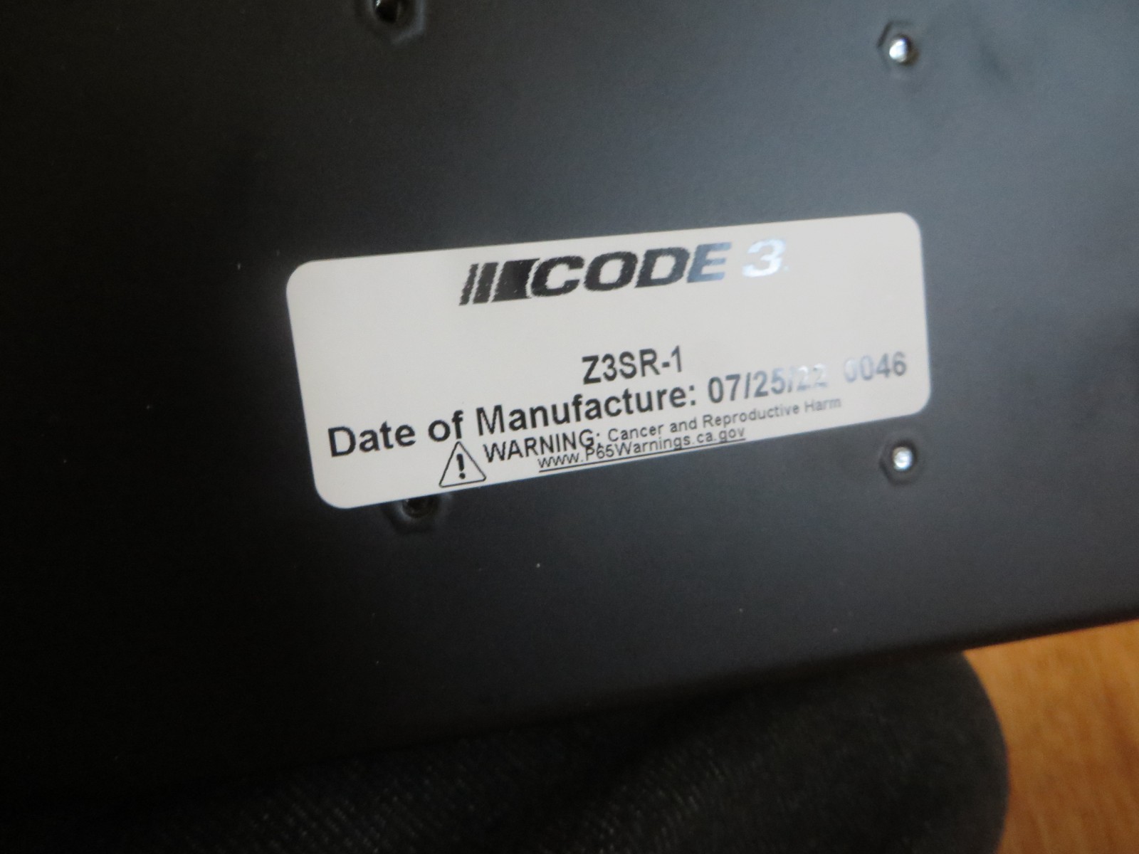 CODE3 Z3S MATRIX ROTARY KNOB MFG 2022 UNDER WARRANTY TELL 2027 NEW IN BOX
