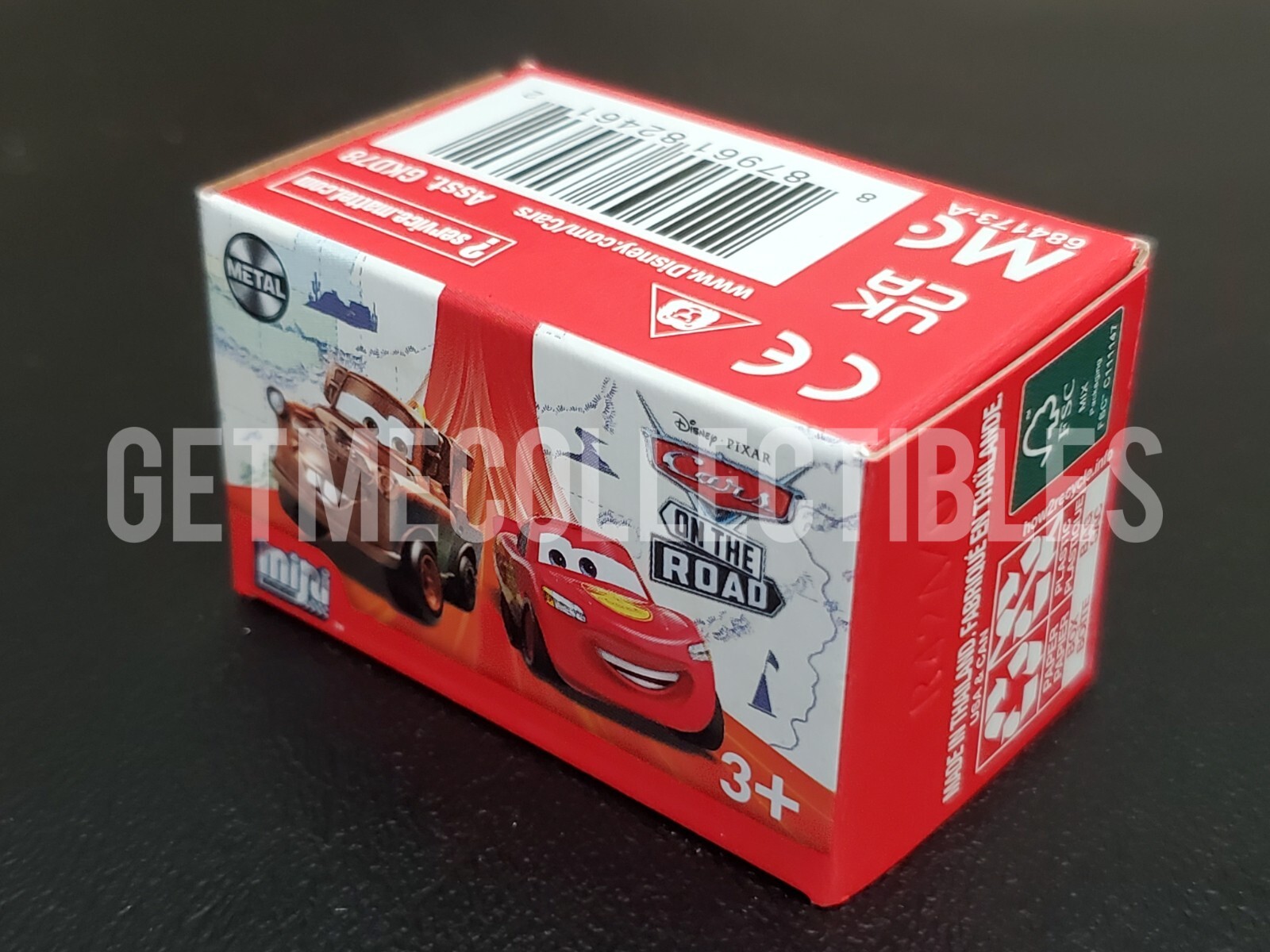 DISNEY PIXAR CARS MINI RACERS RUST-EZE RACING CENTER LIGHTNING MCQUEEN 2023 #6