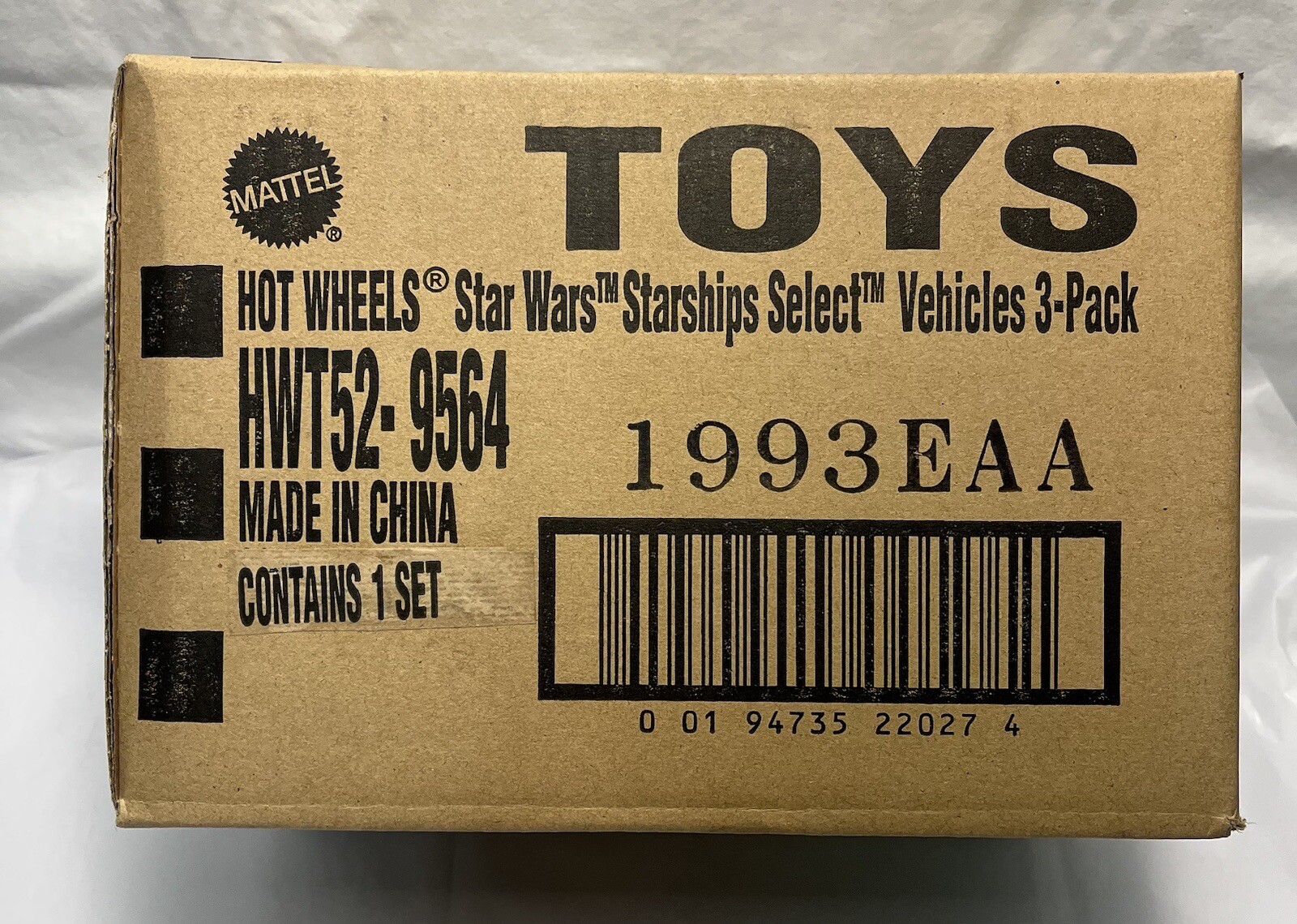 Hot Wheels – Star Wars Starships Select – Factory Sealed 3 Pack – #1/1, 12, 20