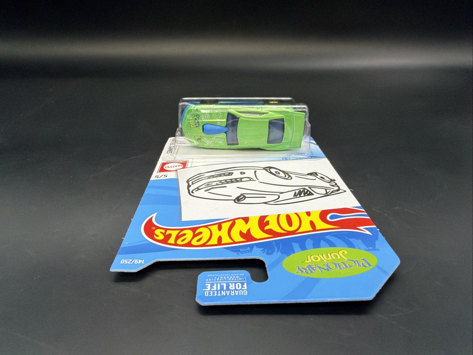 Hot Wheels Mattel Games ’10 Pro Stock Camaro *RARE CARD* (AB93)