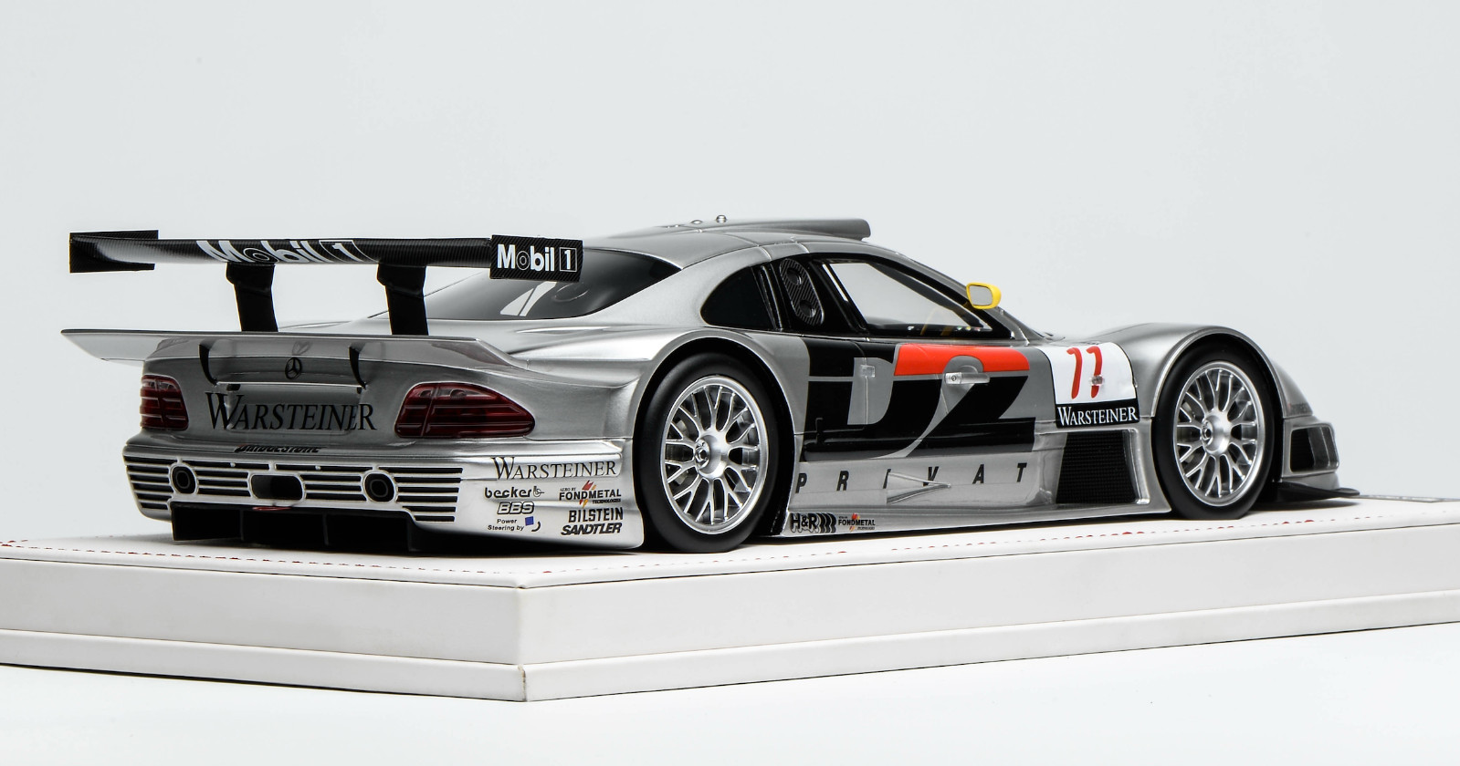 1/18 IVY Models Mercedes CLK GTR from 1997 FIA GT series car #11 leather AB619