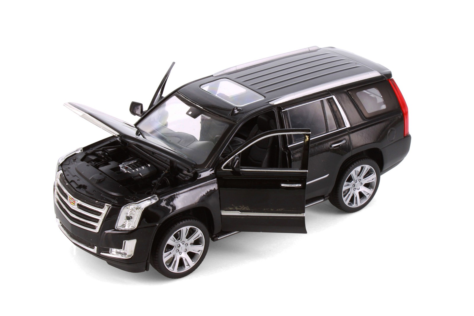BOX OF 4 2017 CADILLAC ESCALADE SUV 1/24 DIECAST CAR SHOWCASTS 24084/4D