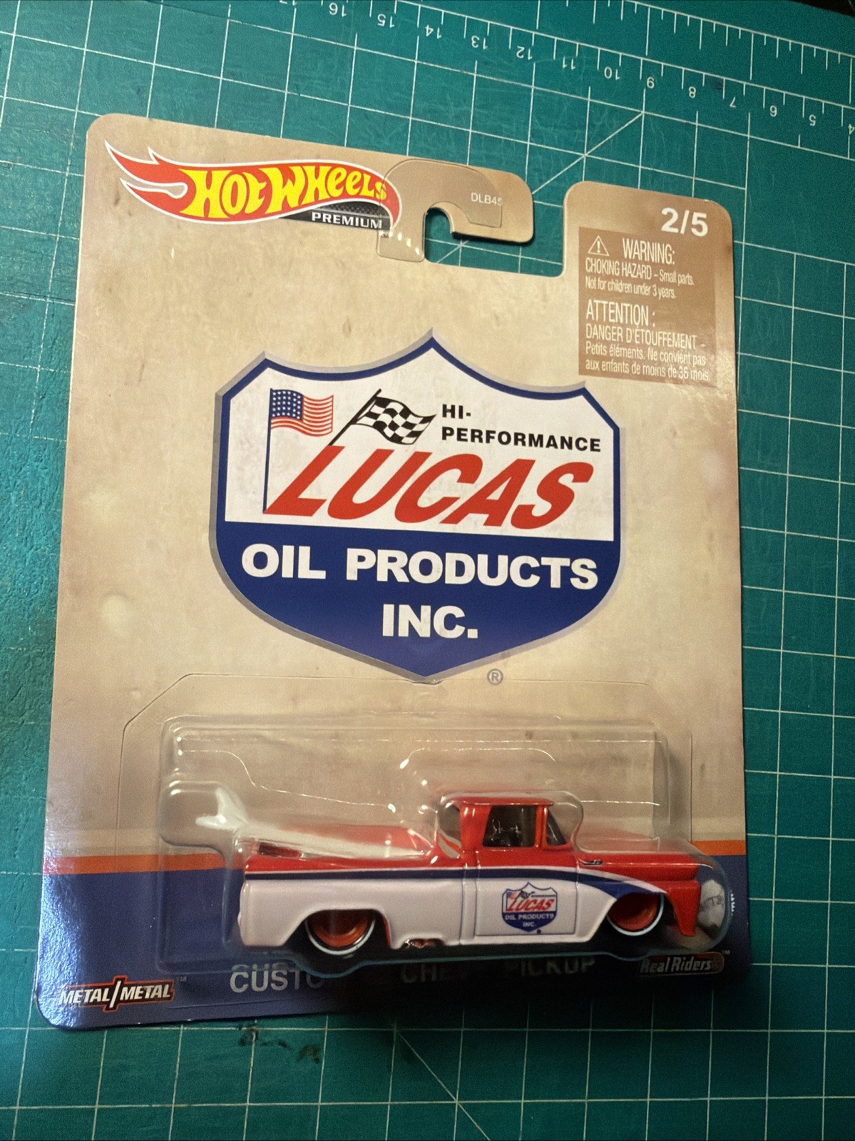 NEW 2023 HotWheels Pop Culture Custom ’62 Chevy Pickup Lucas Oil