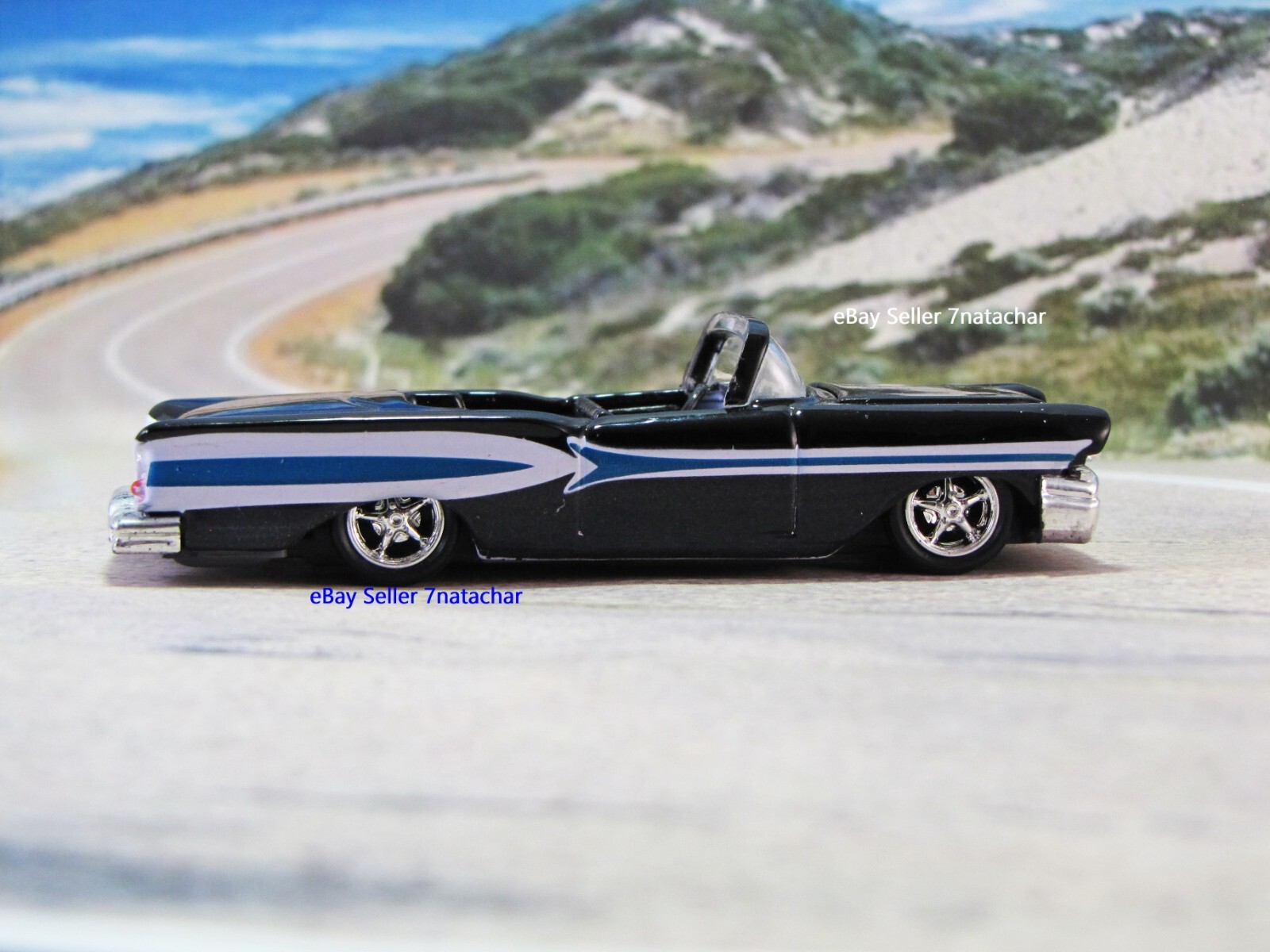 1958 58 Chevy Impala Hot Rod Wheels 1/64 Scale Model Limited Edition