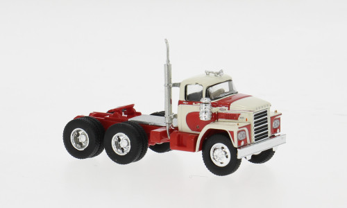 BREKINA 1960 DODGE LCF CT 900 RED / WHITE HO 1/87 PLASTIC