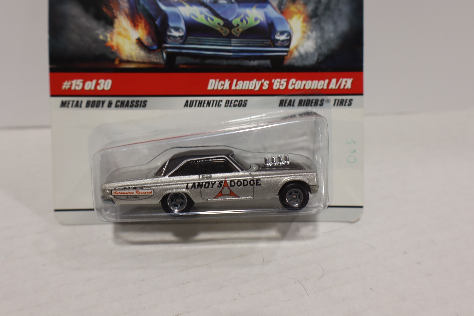Hot Wheels Drag Strip Demons Dick Landy’s ’65 Coronet A/FX #15 SHELF WEAR READ
