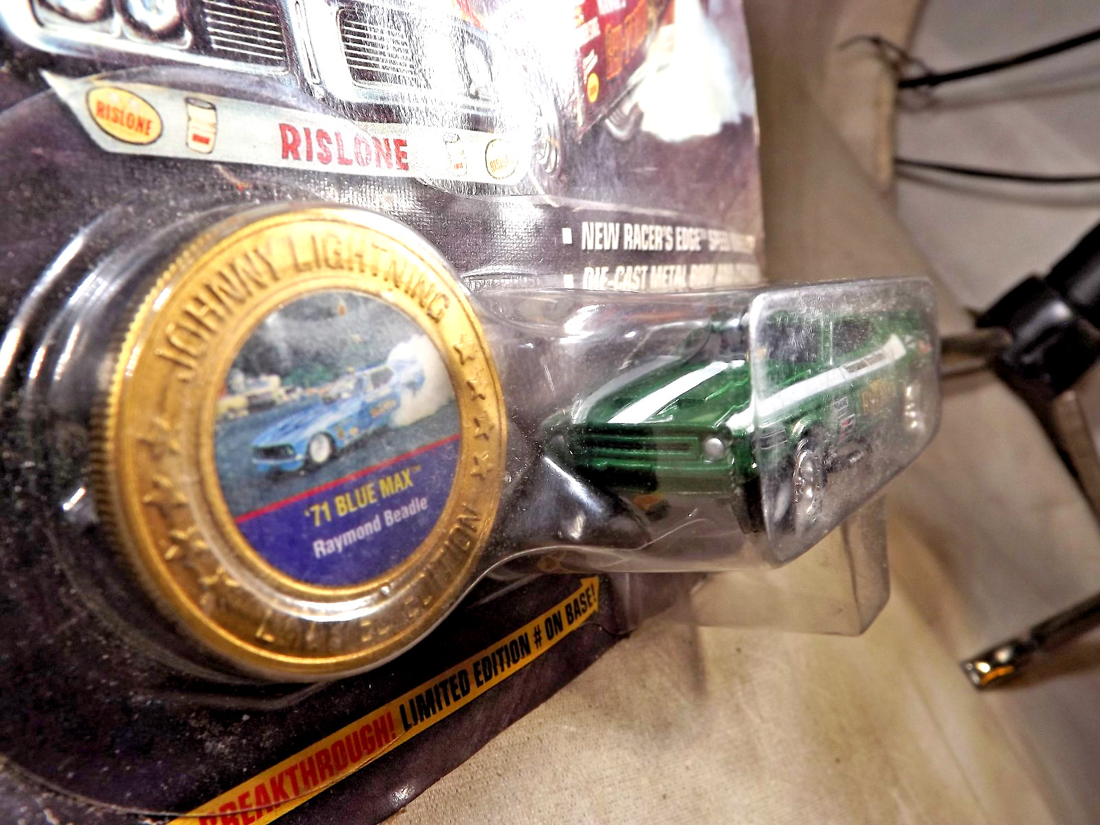 1995 Johnny Lightning Dragsters USA Series 2 ’71 BLUE MAX Raymond Beadie Green
