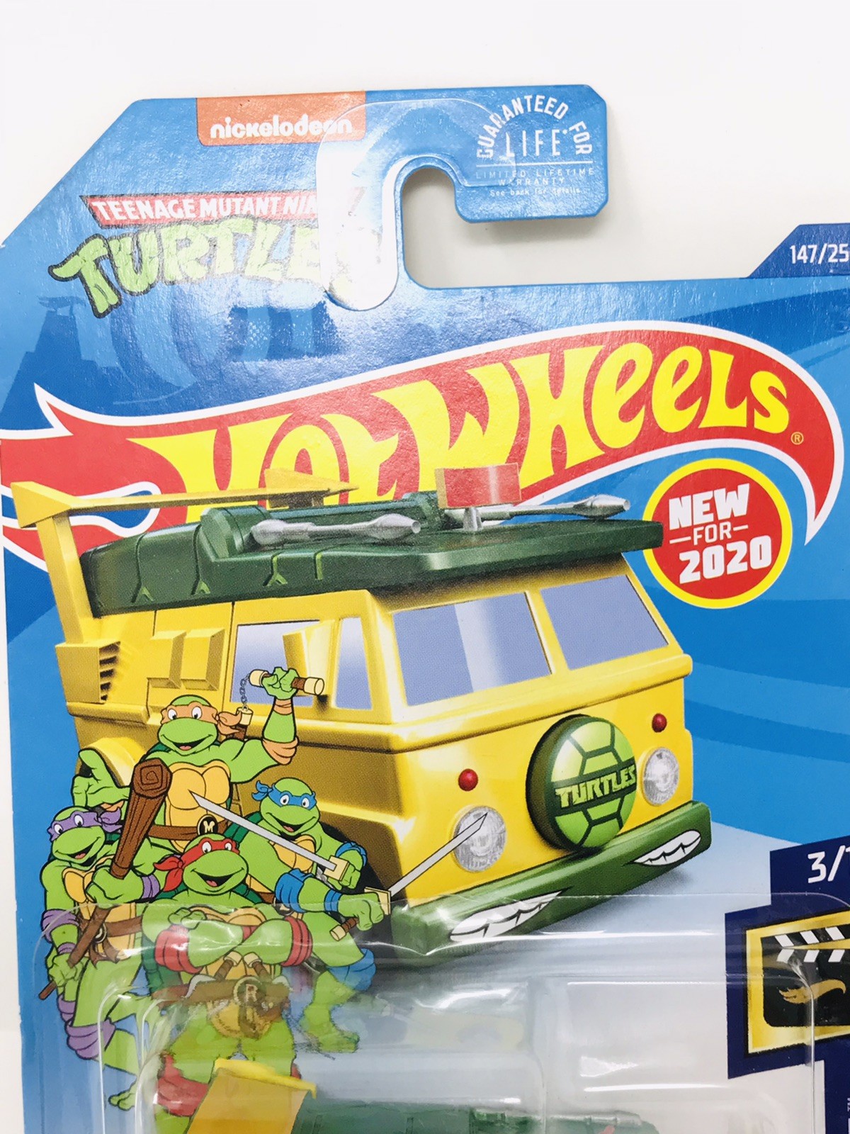 2020 Hot Wheels TMNT Party Wagon HW Screen Time #3/10 147/250 Diecast Car