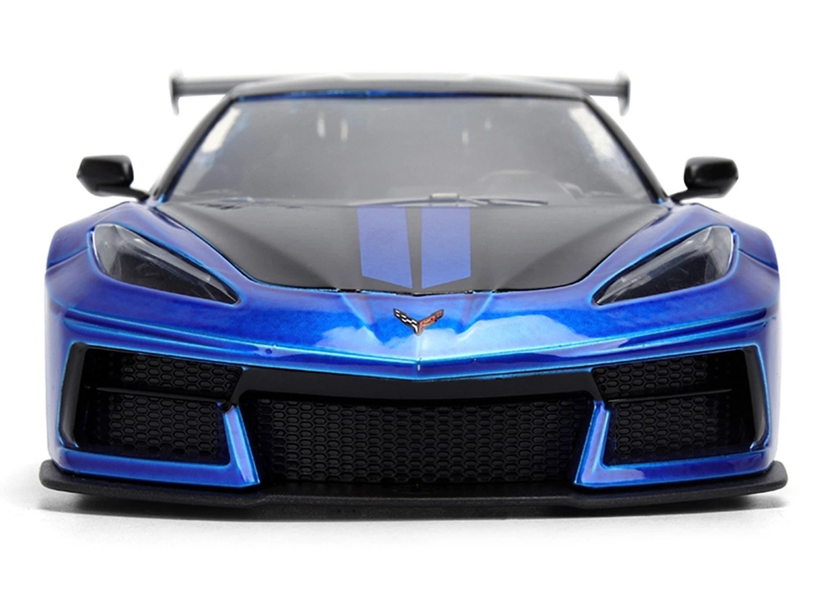 Jada 1:24 Hyper Spec Corvette C8 Liberty Walk Blue Diecast Model Car 36496-P13