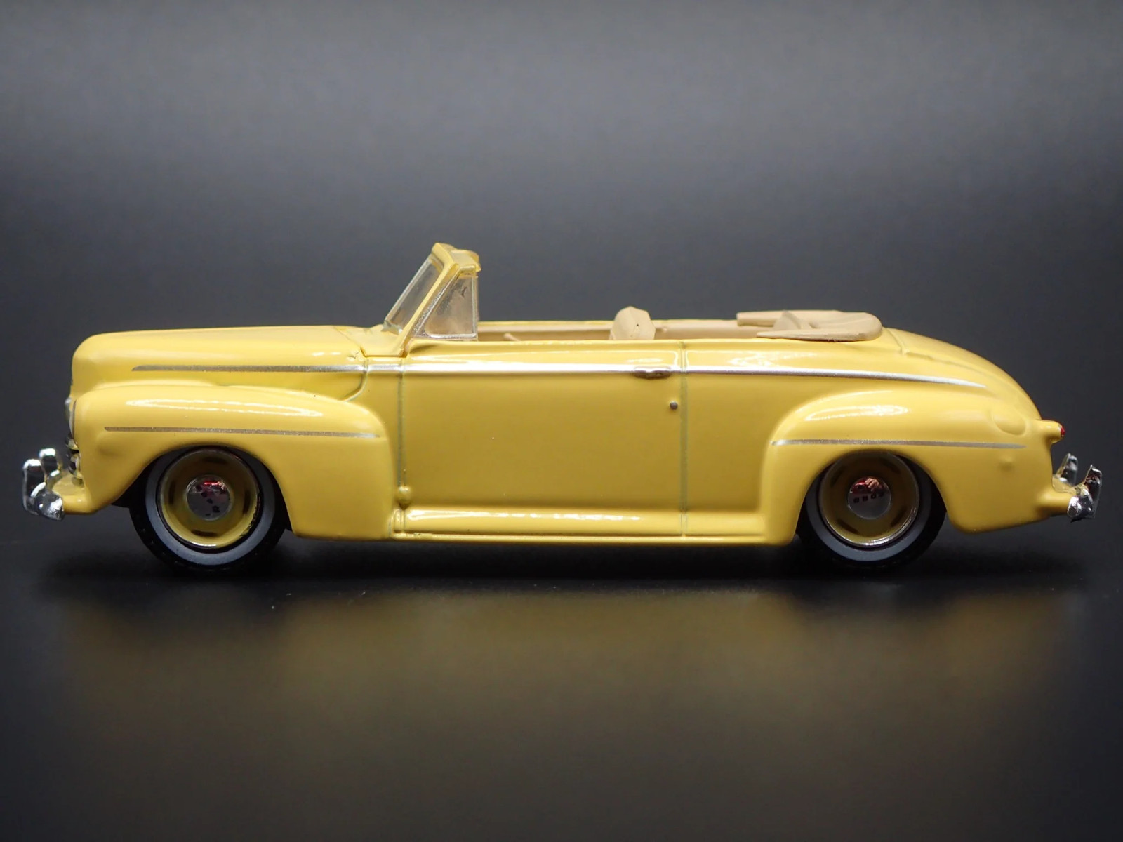 1947 47 FORD SUPER DELUXE CONVERTIBLE KARATE KID 1:64 SCALE DIECAST MODEL CAR