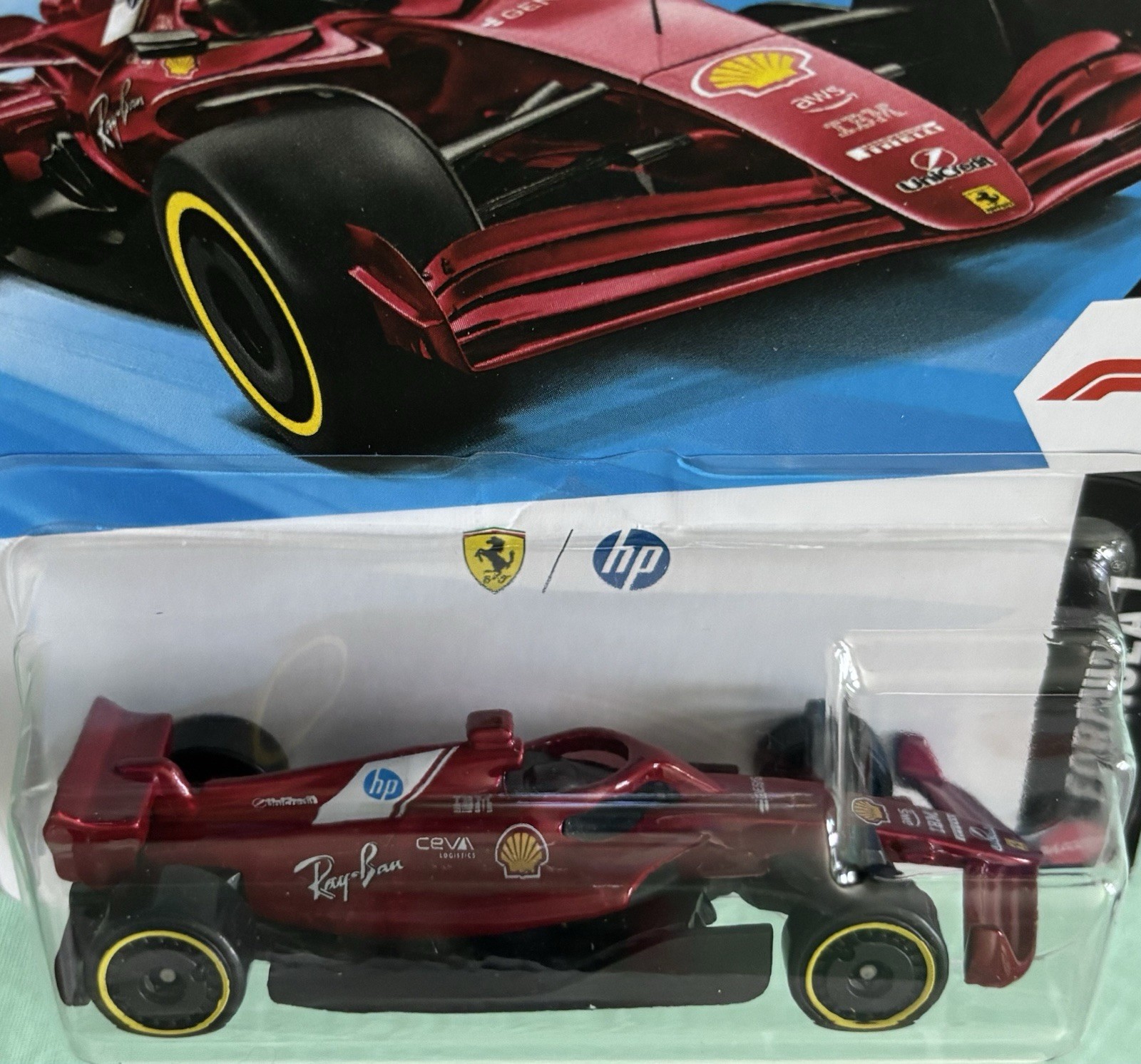HOT WHEELS TRACK ACES FORMULA 1 RACE CAR SCUDERIA FERRARI HP