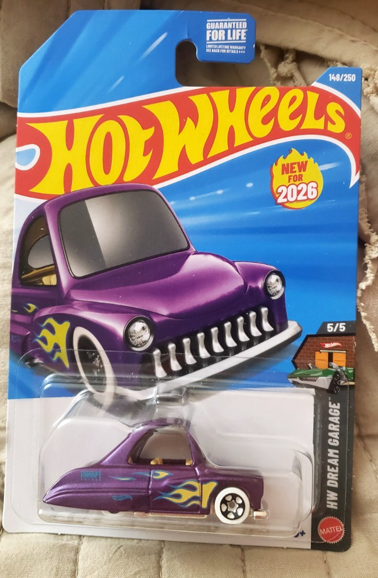 Hot Wheels 2026 G Case Tooned Purple Passion New Diecast Car 148/250 1:64 1/64