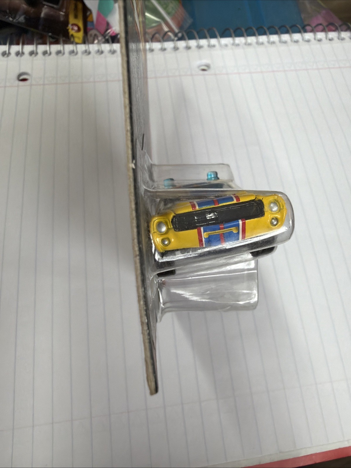 UH 2011 Johnny Lightning 1968 AMC AMX in Blue and Yellow ‘MFP’ Mad Max Sealed