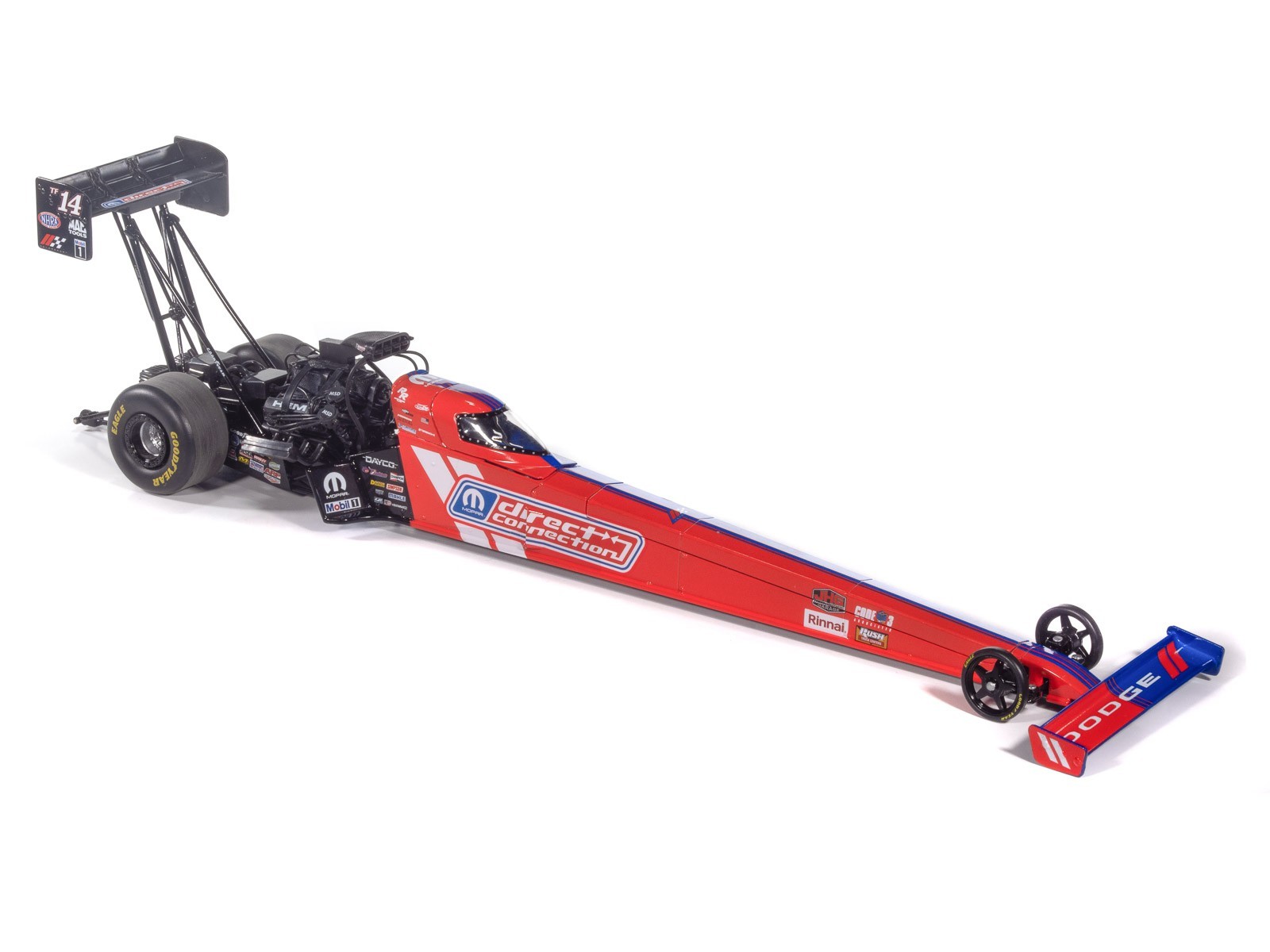 Auto World 2025 Tony Stewart Mopar Direct Connection Dragster 1:24 Scale AWN045