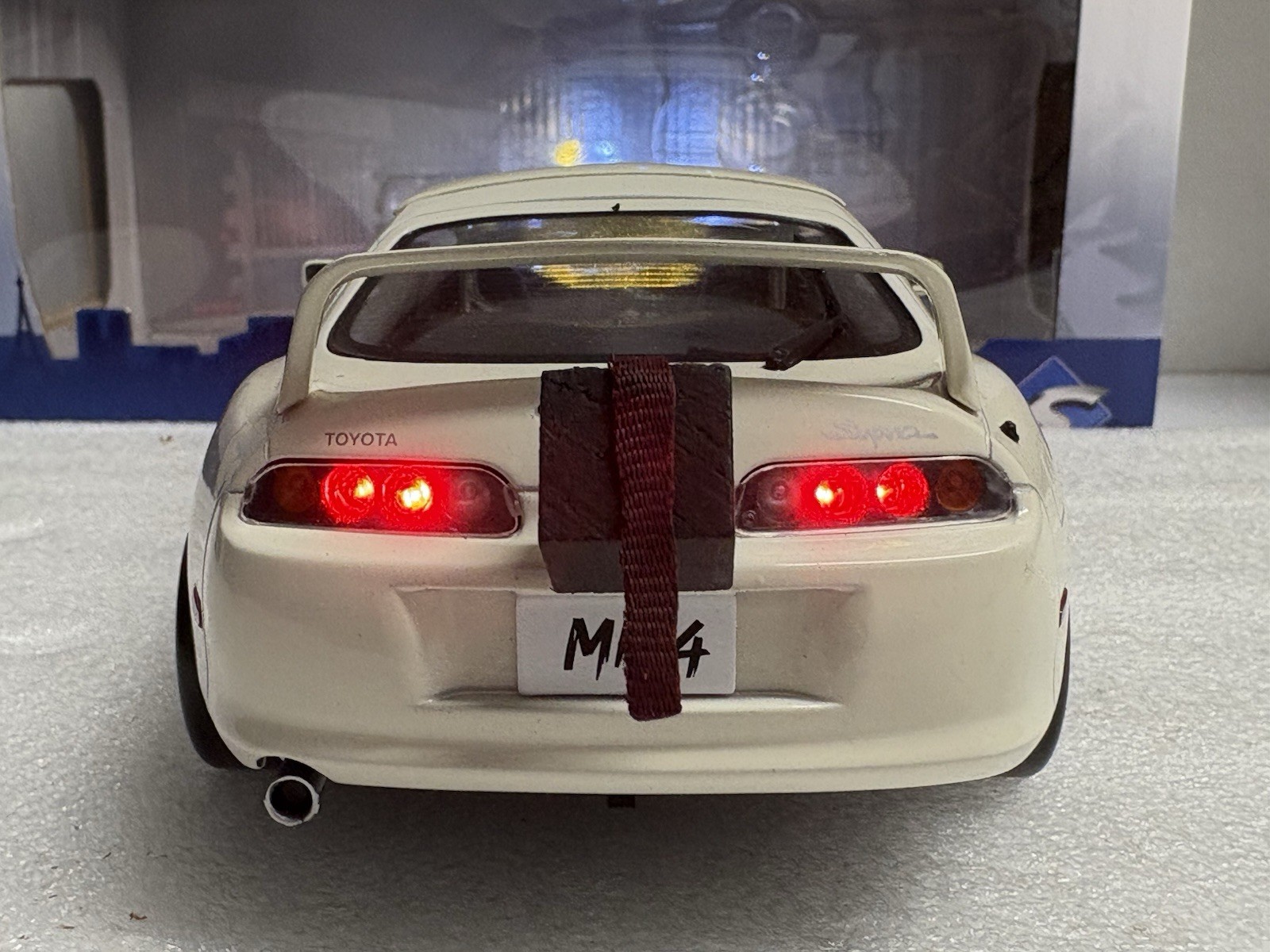 Solido 1/18 TOYOTA SUPRA MK4 JDM Dragster Diecast Drag LED WORKING LIGHTS