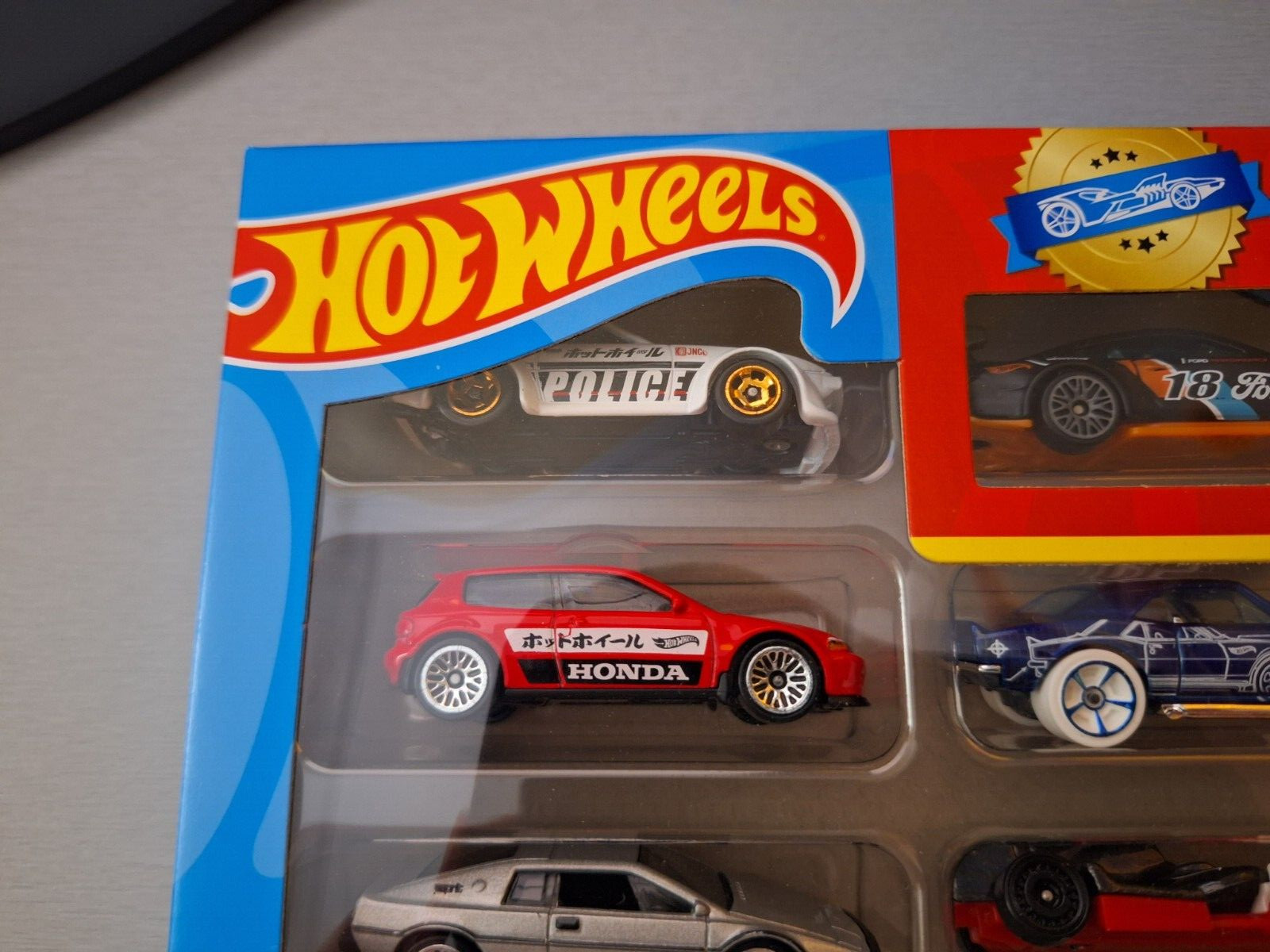 Hot Wheels 8-Pack: Custom ’18 Ford Mustang GT, Honda Civic EG, Mazda RX-7, Lotus