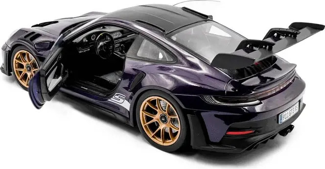 2024 Porsche 911 GT3 RS Weissach Package Purple in 1:18 scale by Solido