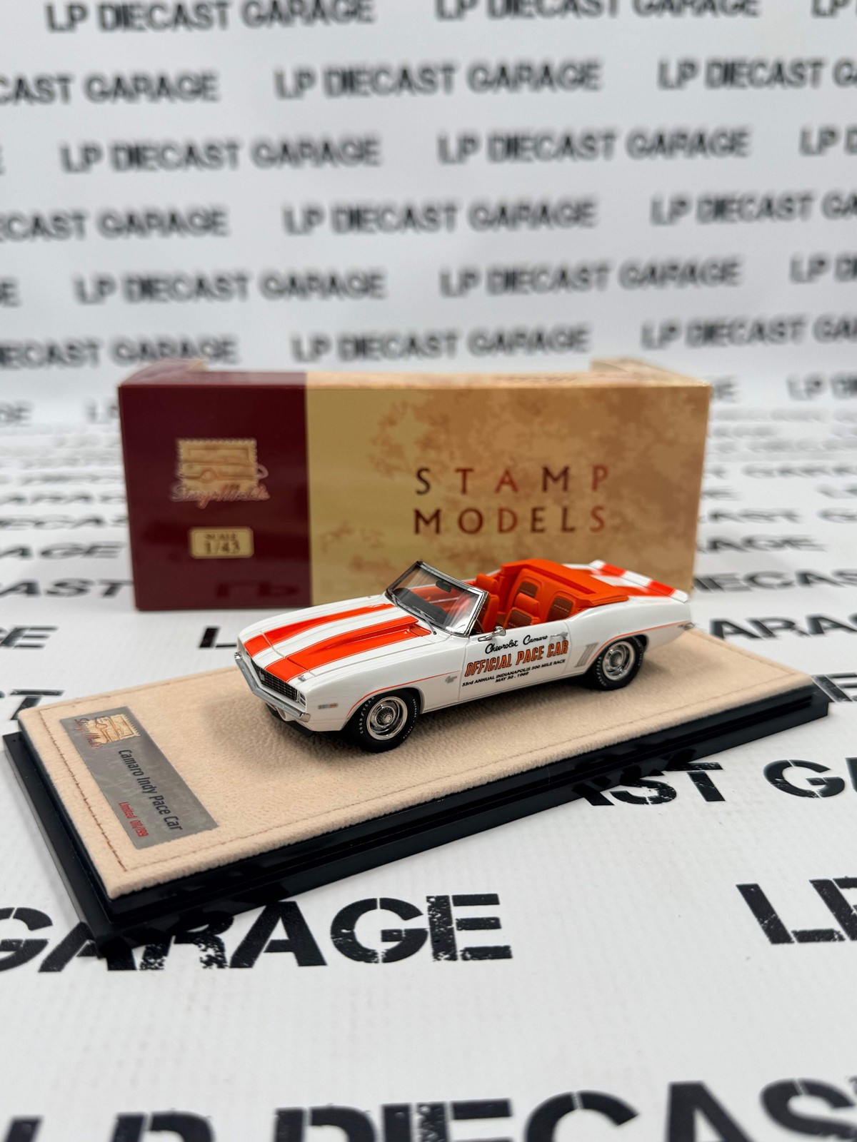 STAMP MODELS 1969 Chevy Camaro Indy Pace Car 1:43 Scale Resin Model