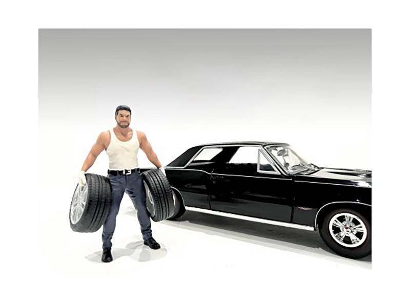 “MUSCLE MECHANICS” FIGURE #1 FOR 1/24 SCALE MODEL BY AMERICAN DIORAMA AD-25201