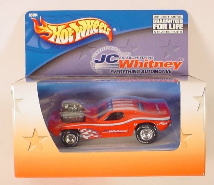 Hot Wheels JC Whitney Red Rodger Dodger w/ Real Riders MIMB