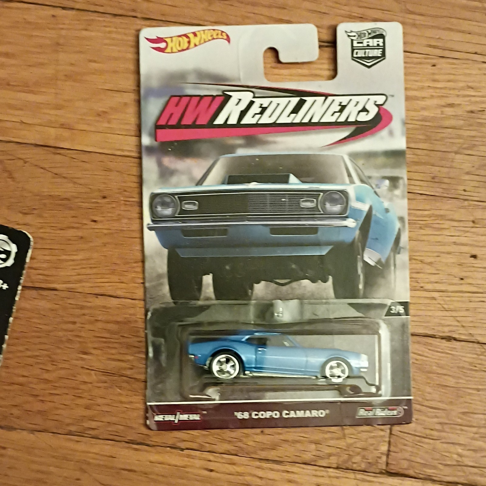 HOT WHEELS CAR CULTURE 2017 REDLINERS 68 COPO CAMARO SS REAL RIDERS