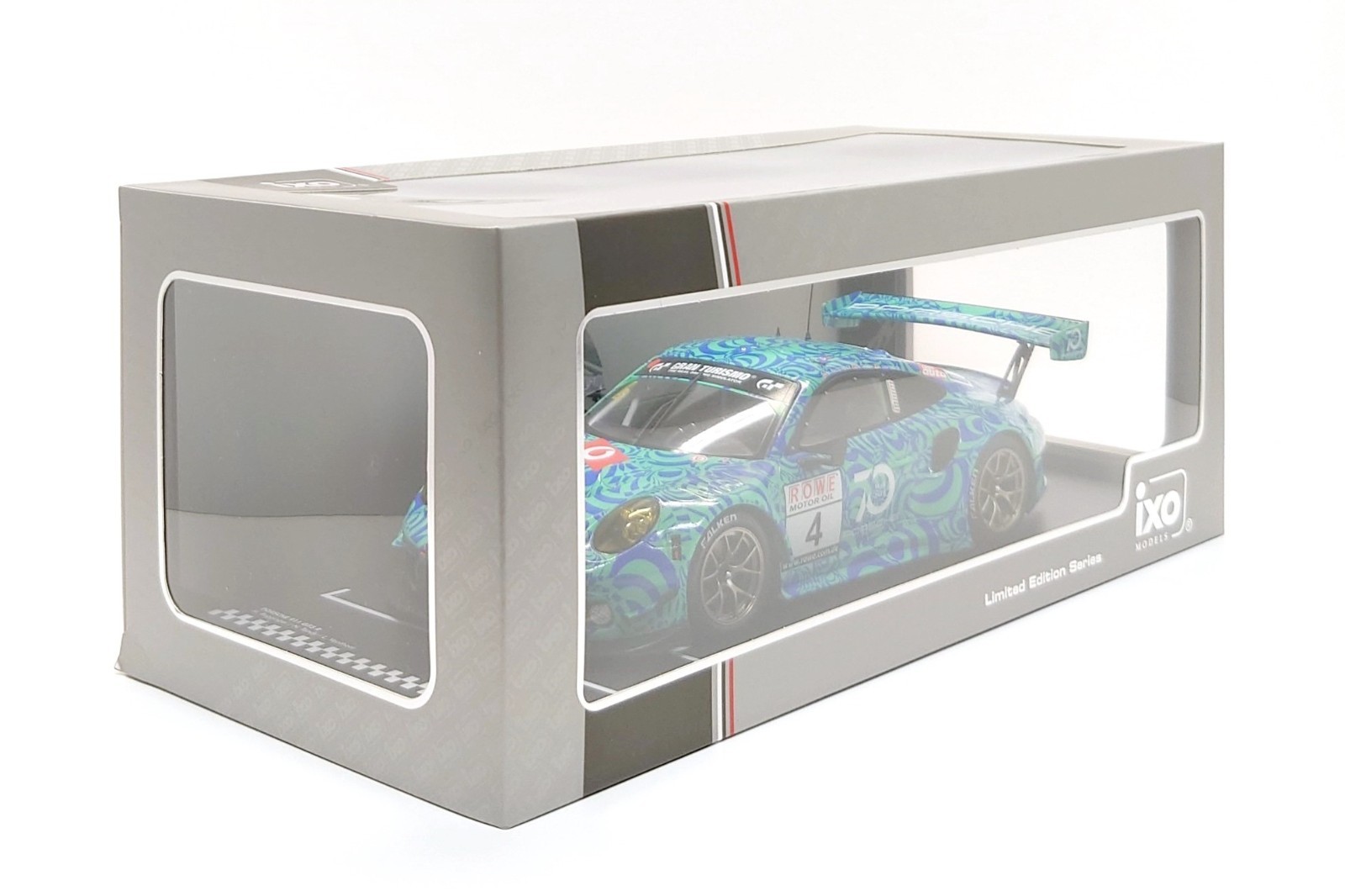 ixo 1:18 Porsche 911 GT3 R #4 Falken Motorsports – VLN 7 Nurburgring 2018