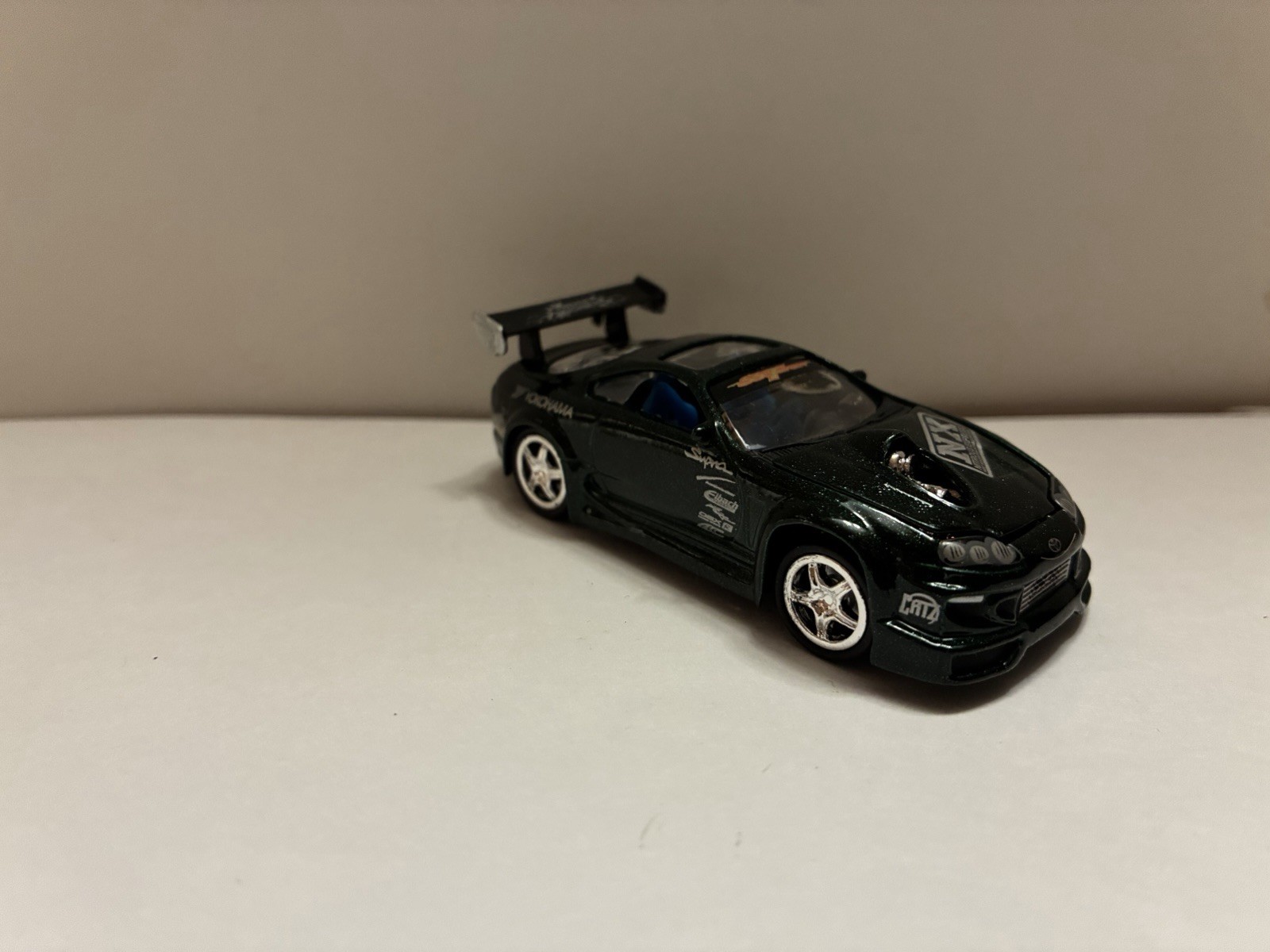 Muscle Machines Toyota Supra Dark Green Metallic Finish