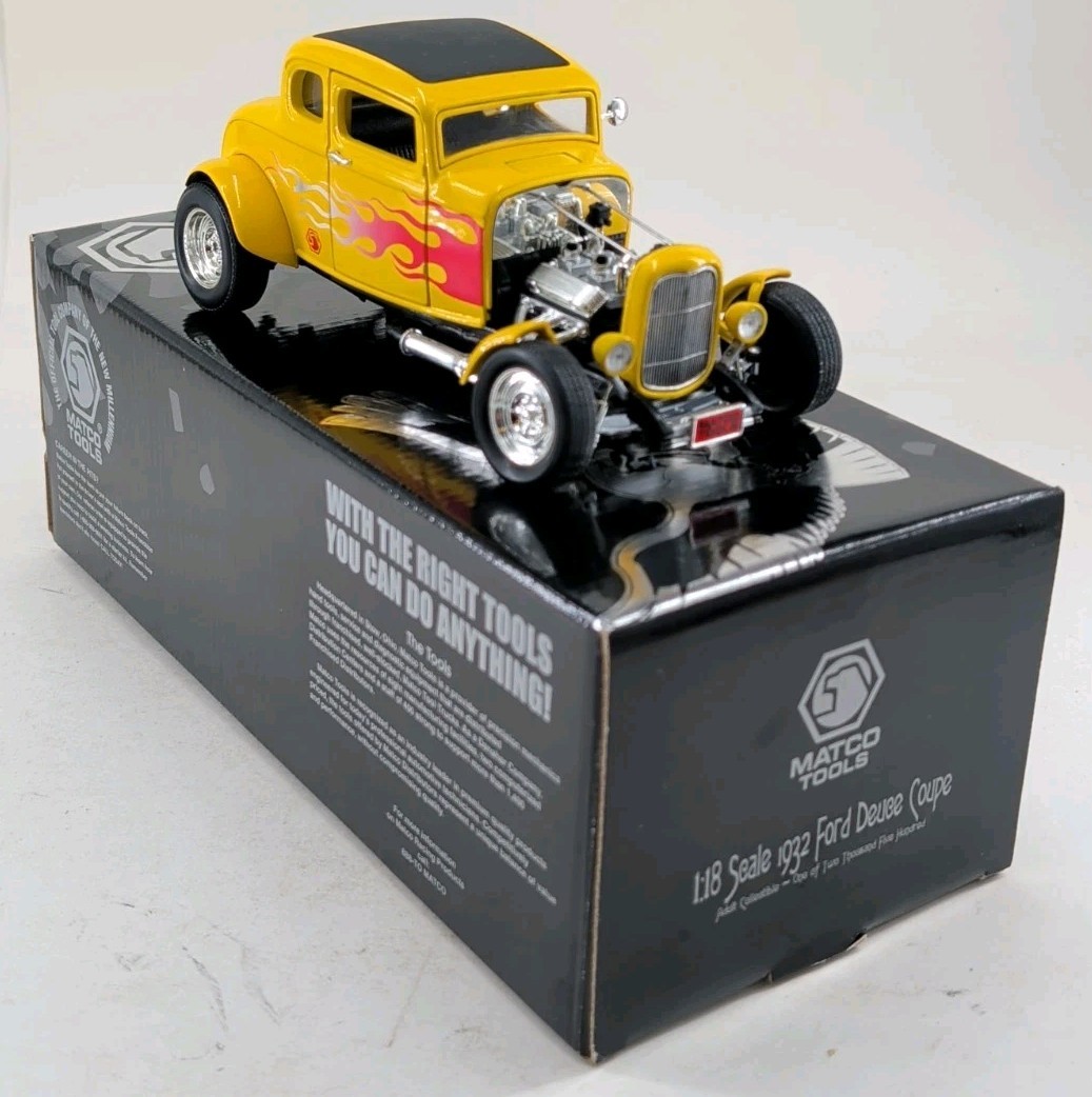1/18 Matco Tools Collector’s Set Custom Street Rods ERTL 1 of 2500 W/ COA…