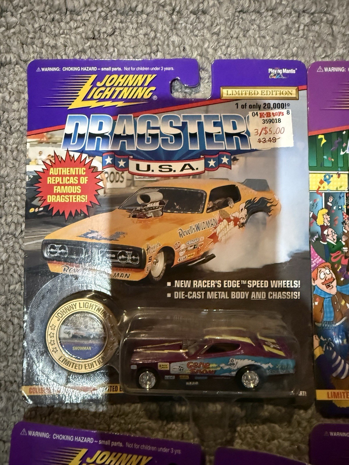 Johnny Lightning Dragsters Lot. Bakers Dozen. All Sealed.