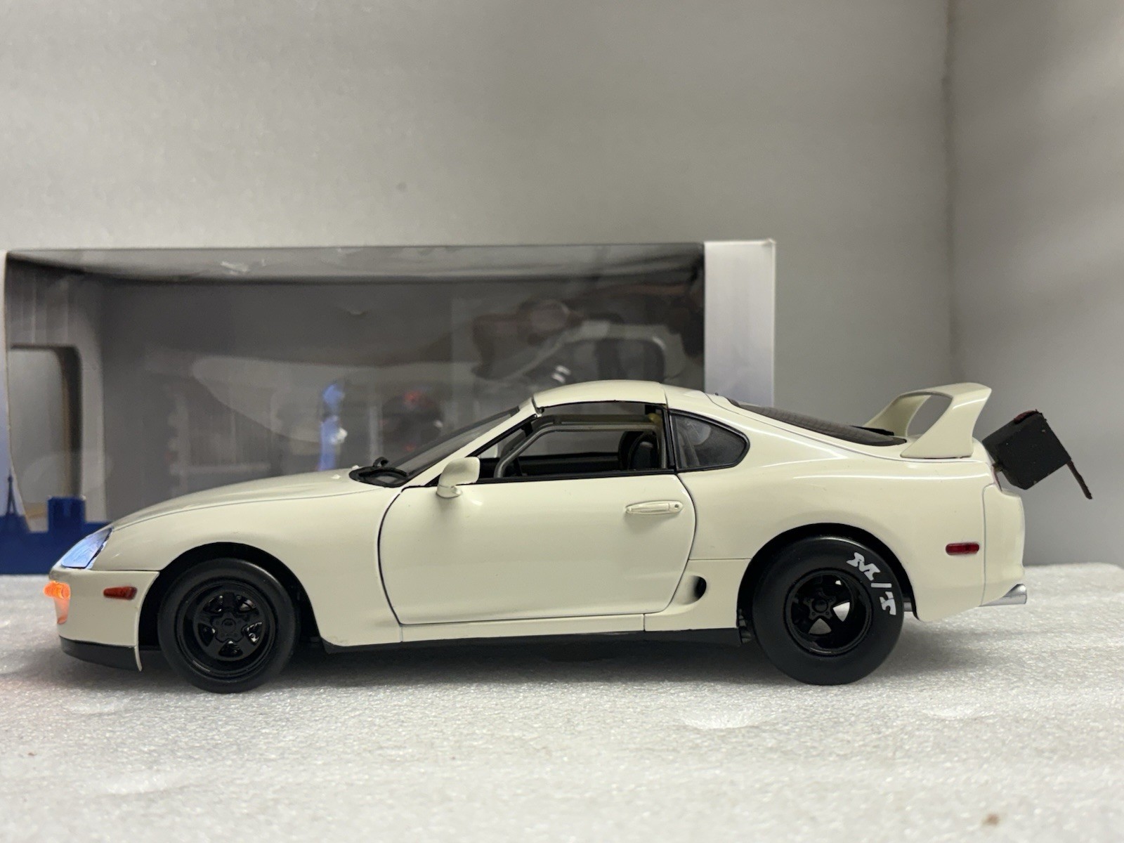 Solido 1/18 TOYOTA SUPRA MK4 JDM Dragster Diecast Drag LED WORKING LIGHTS