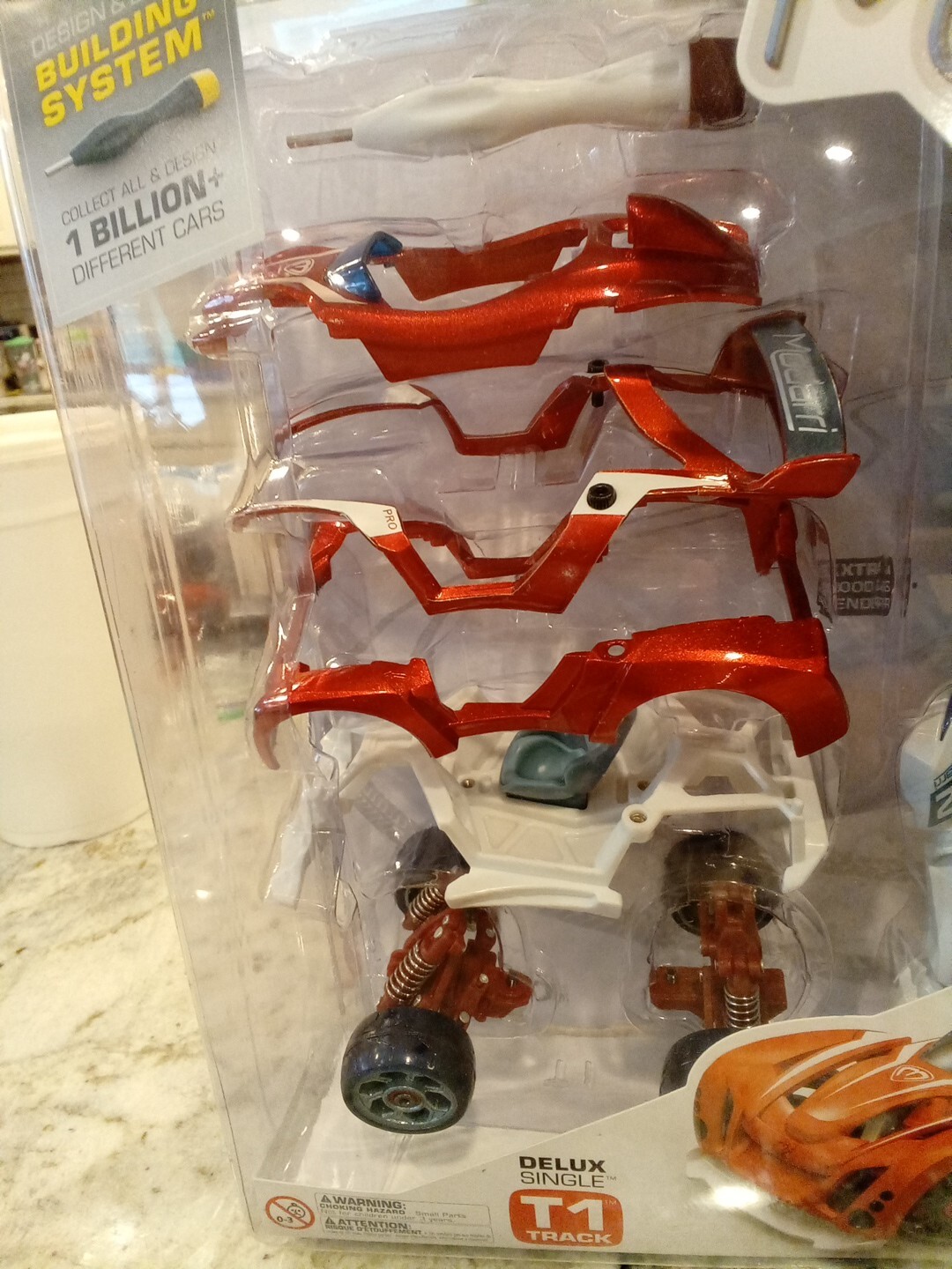 T1 Track Modarri Delux Single Red White & Blue