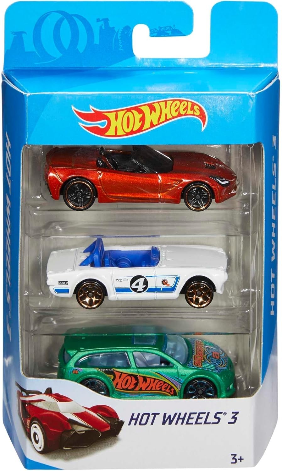 Diverse 3-Pack of 1:64 Scale Toy Vehicles – Perfect for Kids 3 & Up