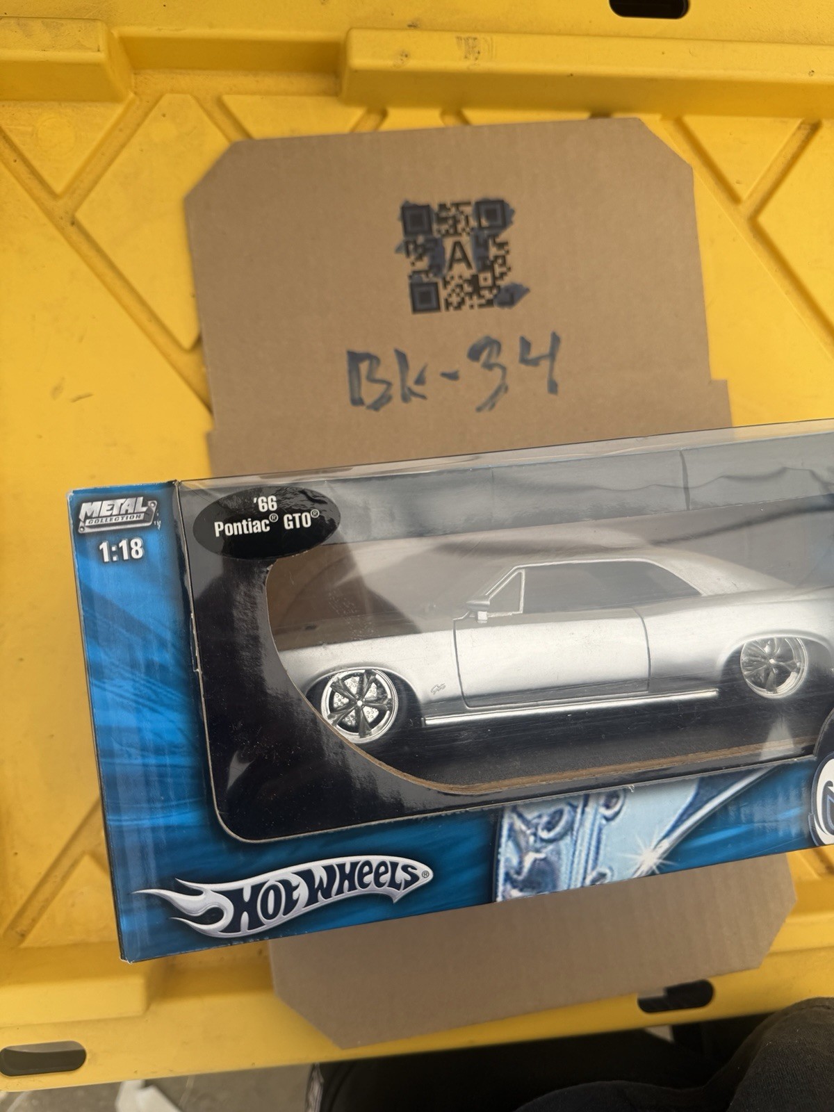 Pontiac GTO 1966 Hotwheels 100 Limited Edition 1/18 Silver West Coast