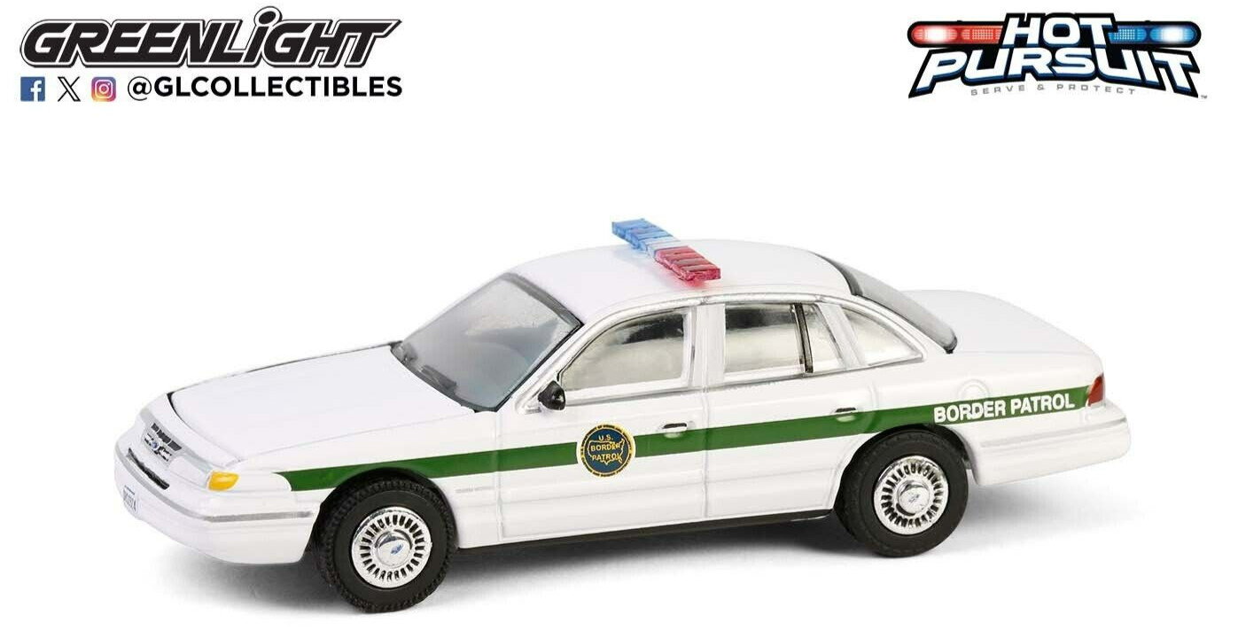 GREENLIGHT 1:64 HOT PURSUIT SPECIAL EDITION US CUSTOMS & BORDER PATROL 6PC 43035