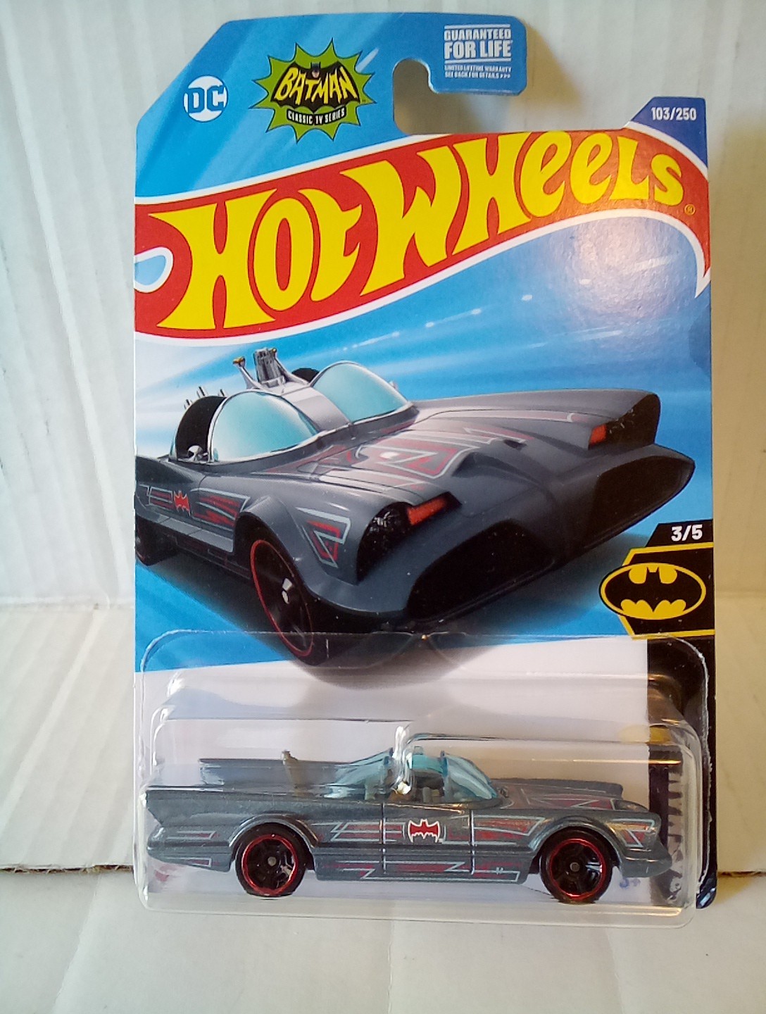 2025 Hot Wheels TV Series Batmobile 3/5 Blue 103/250