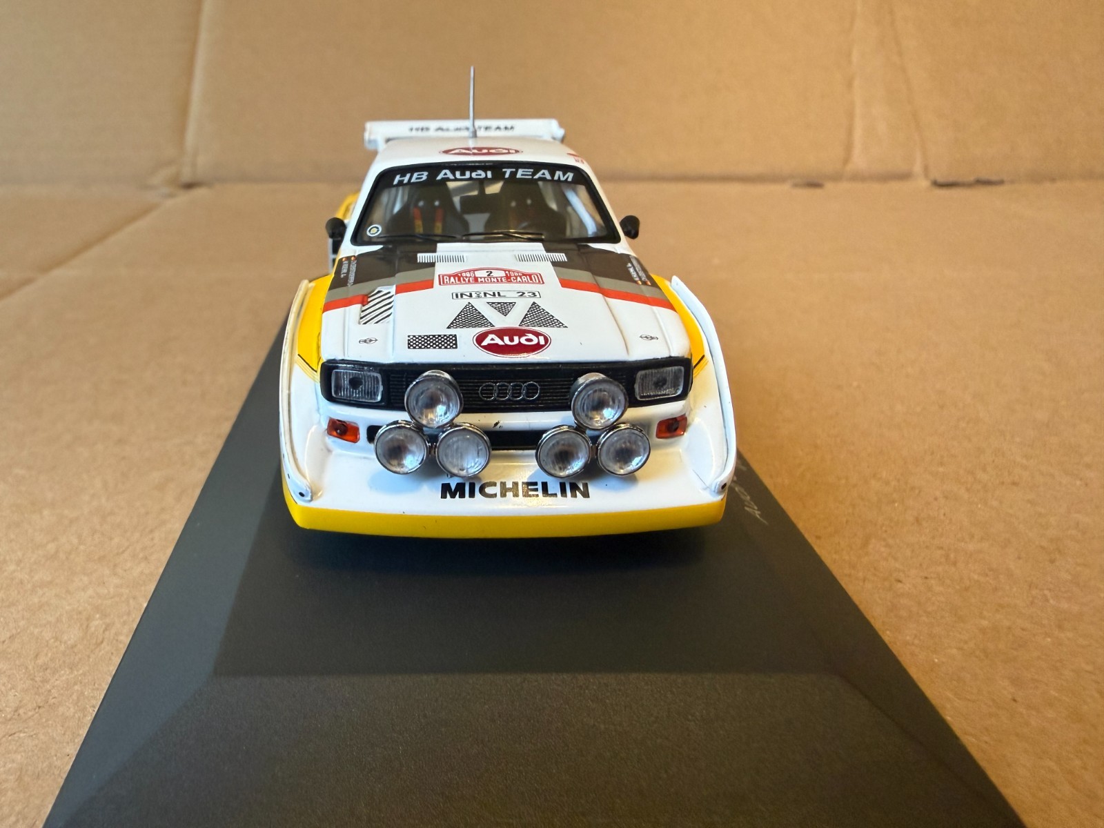 Audi Quattro Sport E2 Night Version #2 4th Rallye Monte Carlo 1986 Röhrl, 1/43
