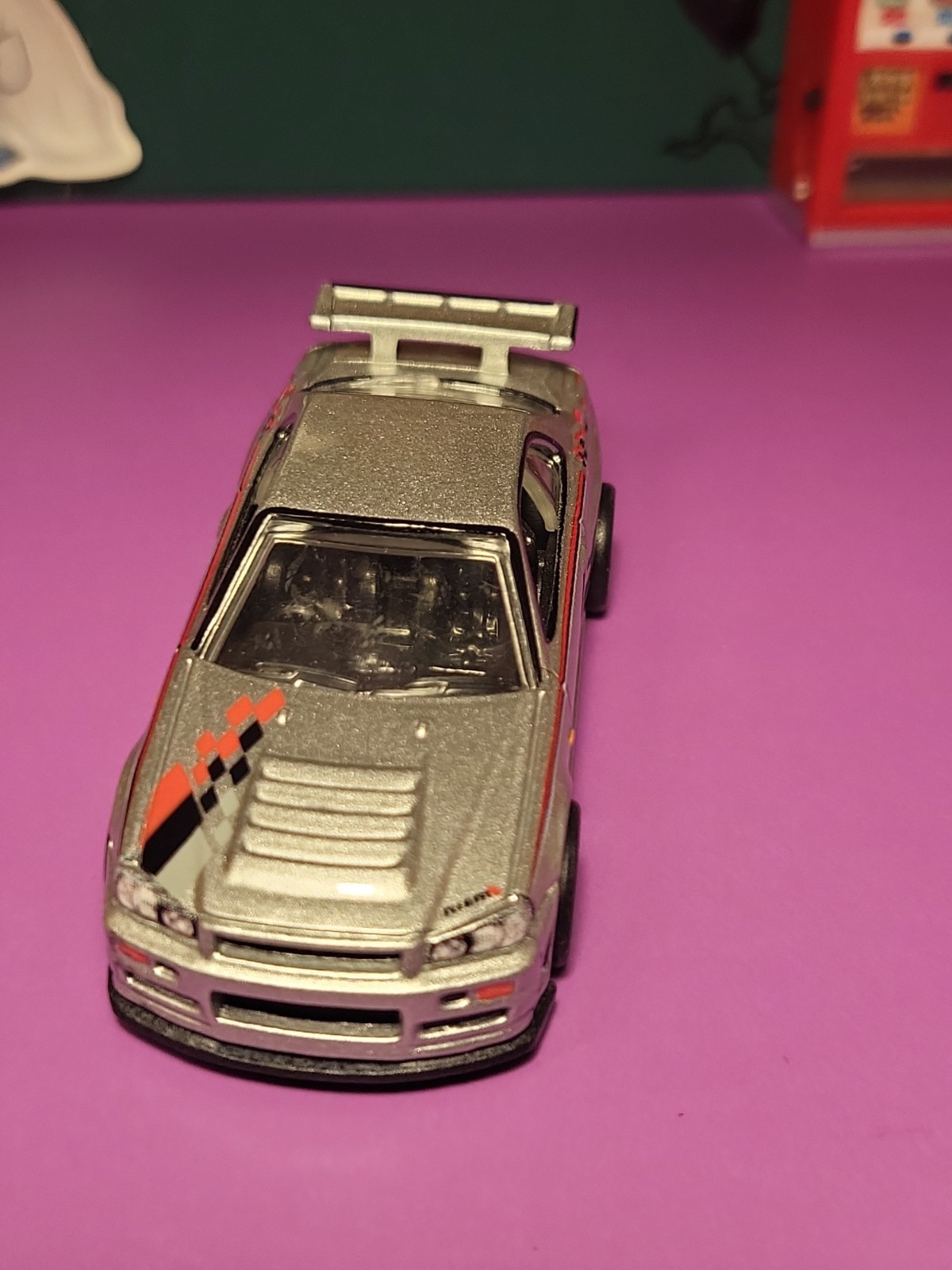HOT WHEELS PREMIUM LOOSE NISSAN SKYLINE GT-R R34 SILVER