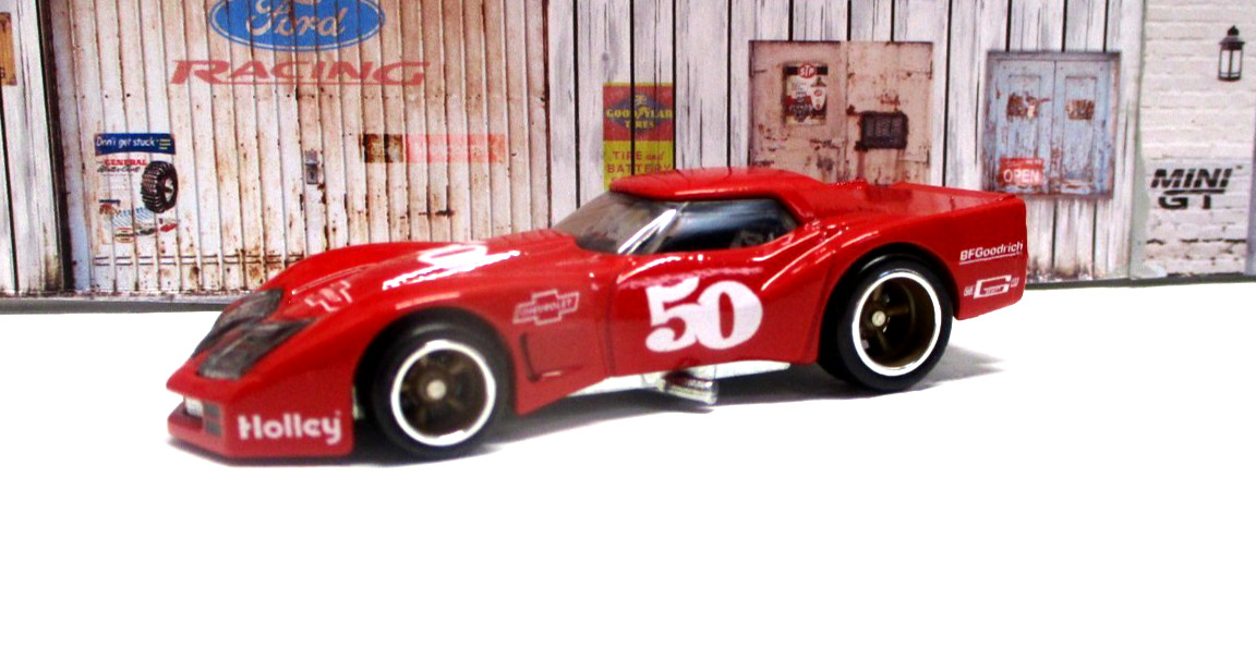 2026 Hot Wheels Vintage Racing ‘ 76 Greenwood Corvette Real Riders New/Loose!