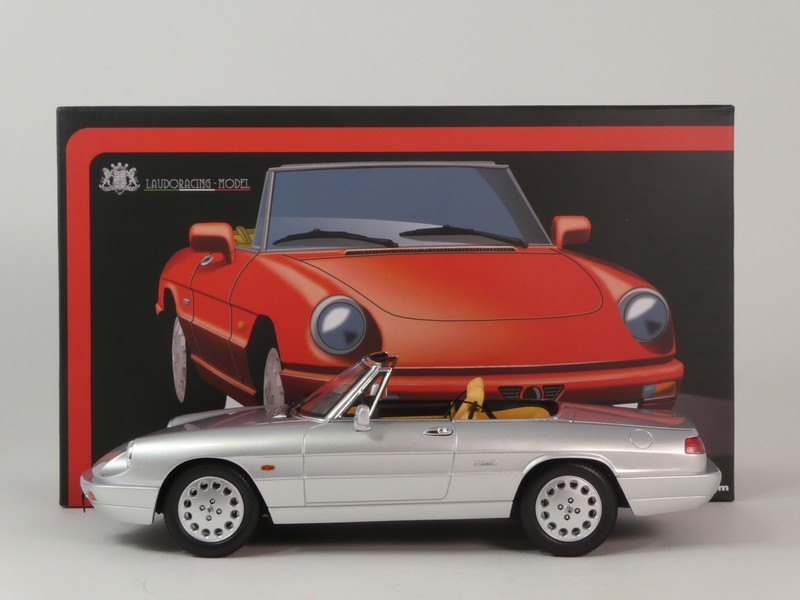 Laudoracing Alfa Romeo Spider Hard Top 1.6/2.0i Metal Gray 1990 1/18 LM209DC