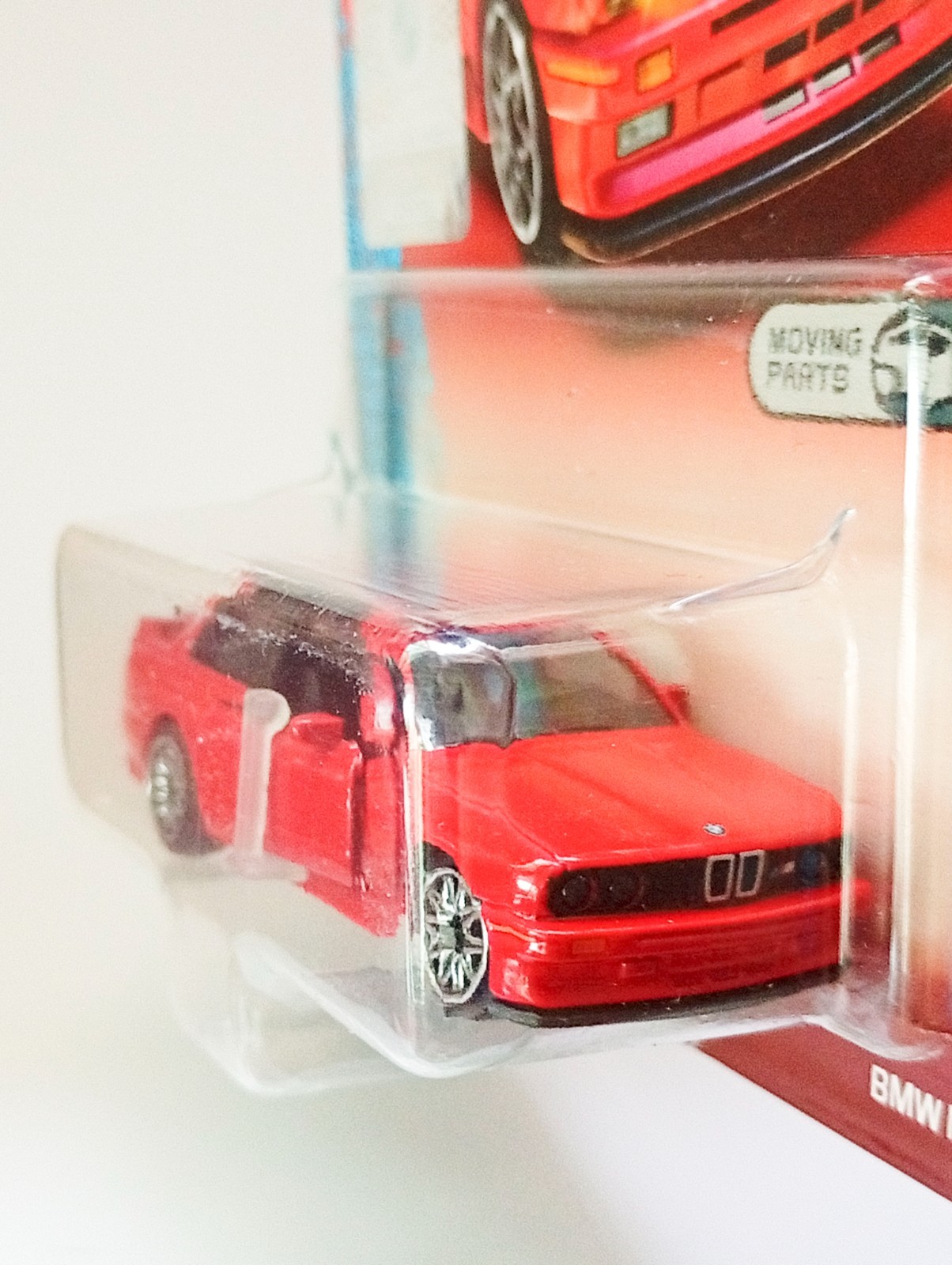 Majorette BMW M3 E30 Red 1:64 (3″) in Long Package