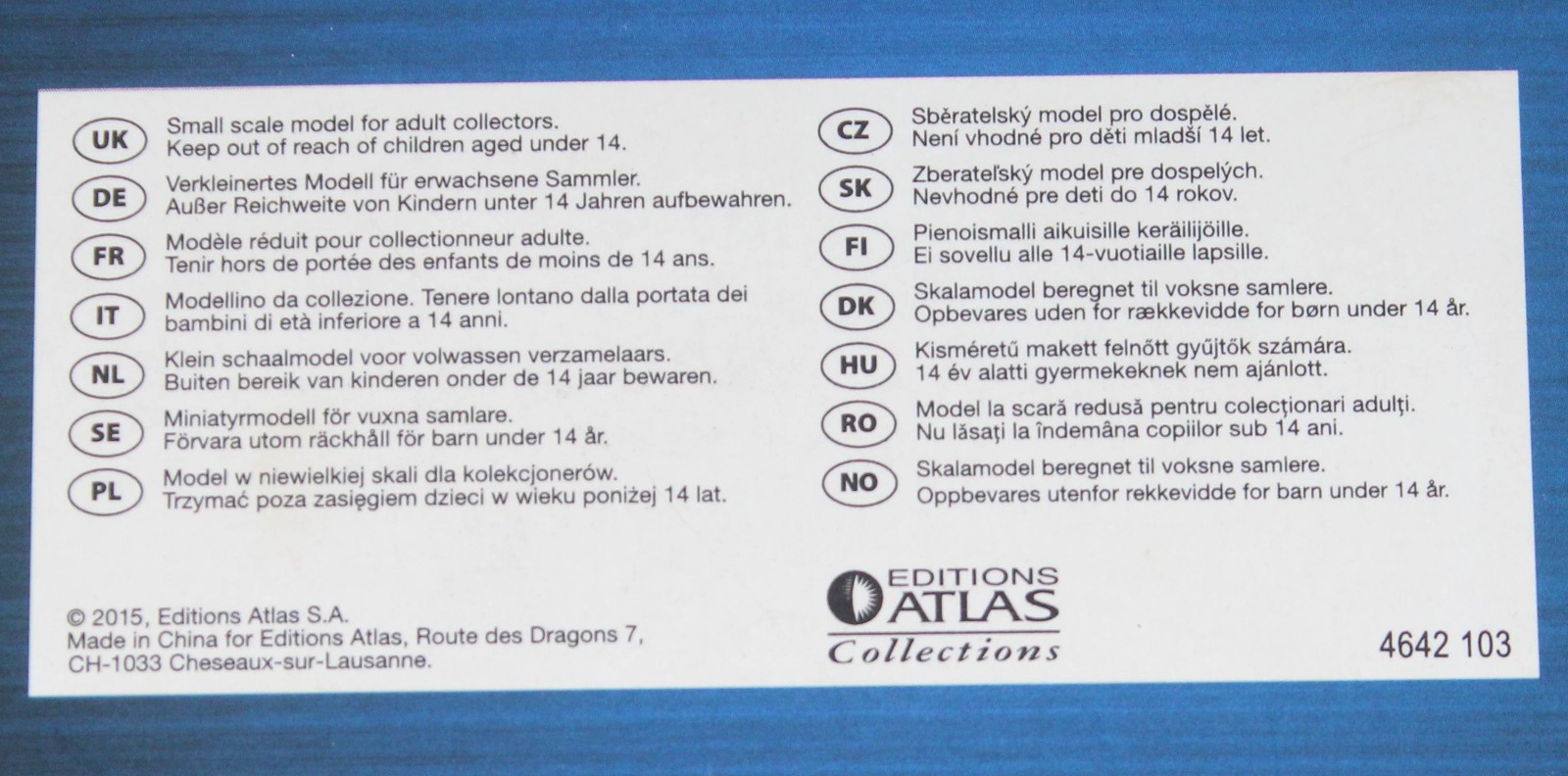 ATLAS EDITIONS – 4642103 – BEDFORD OB / DUPLE VISTA COACH – DEWSWAY / RON W. DEW