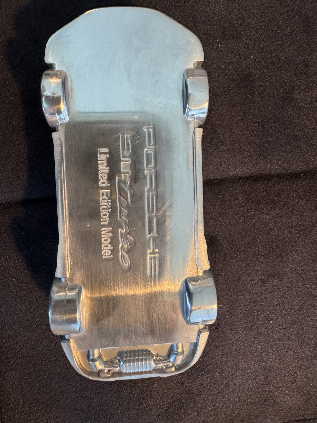 Porsche 911 Turbo Limited Edition 1:43 Metal Diecast Car Silver 2019
