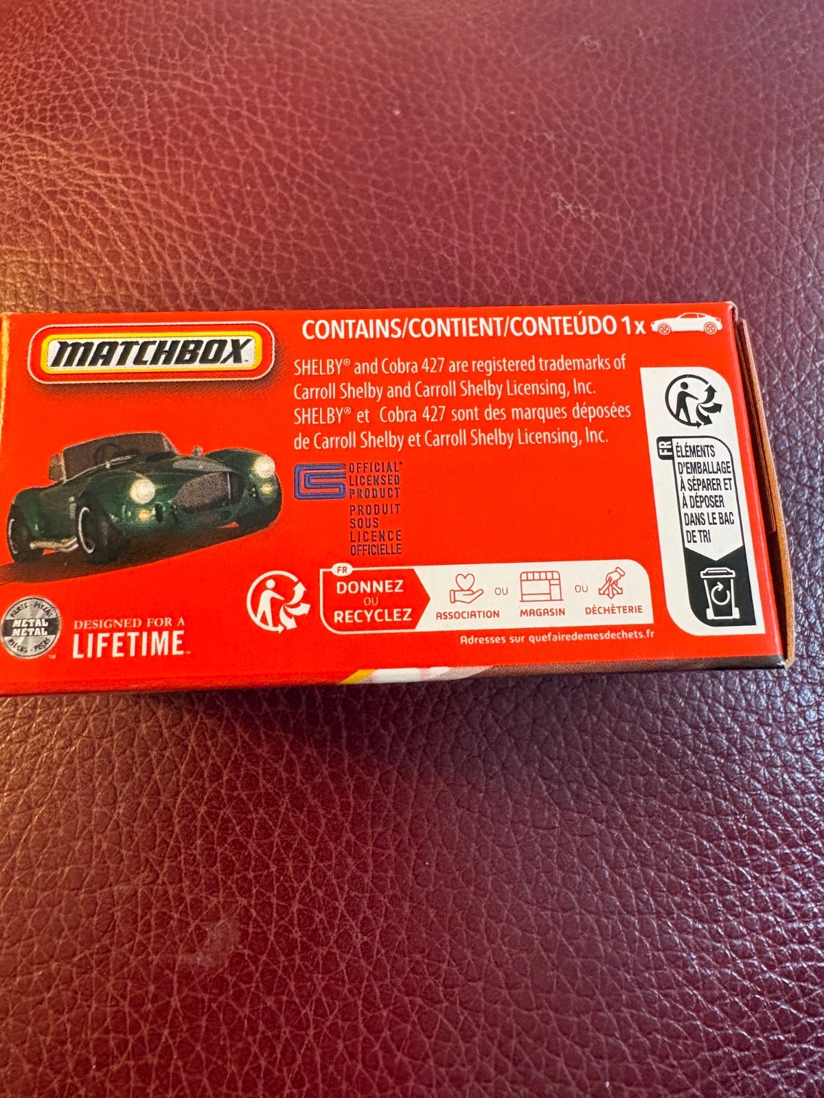 2026 Matchbox Power Grabs #64 1965 Shelby Cobra 427 DARK GREEN METALLIC | FSB