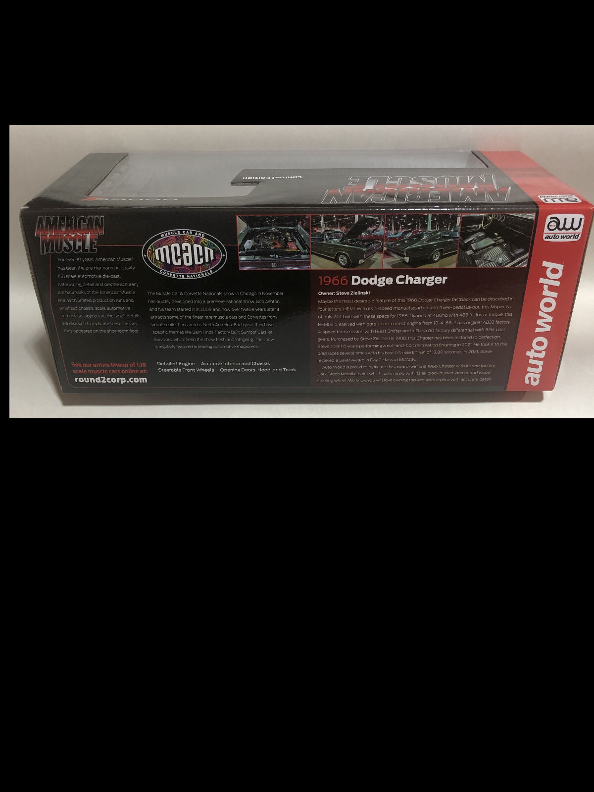 1966 Dodge Charger GREEN 1:18 1320
