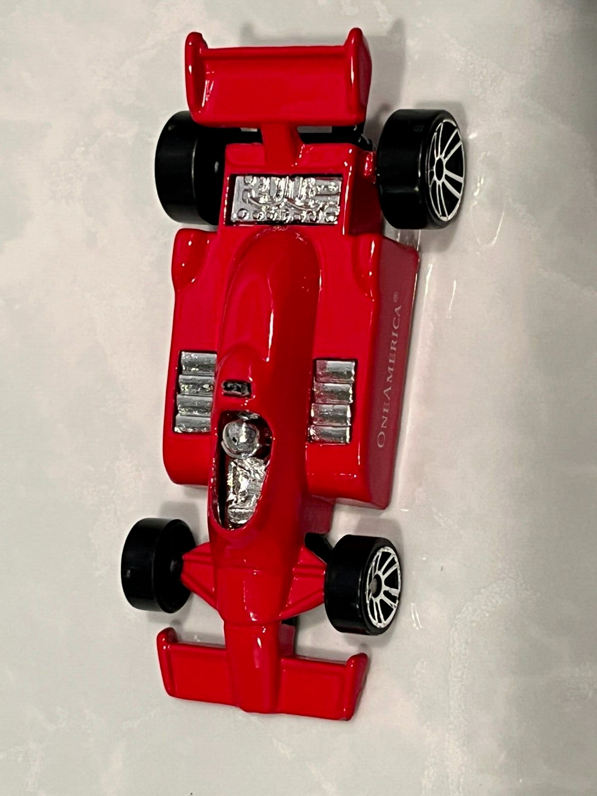 Moisto Indy Racecar Red/Silver blade air scoop “One America”