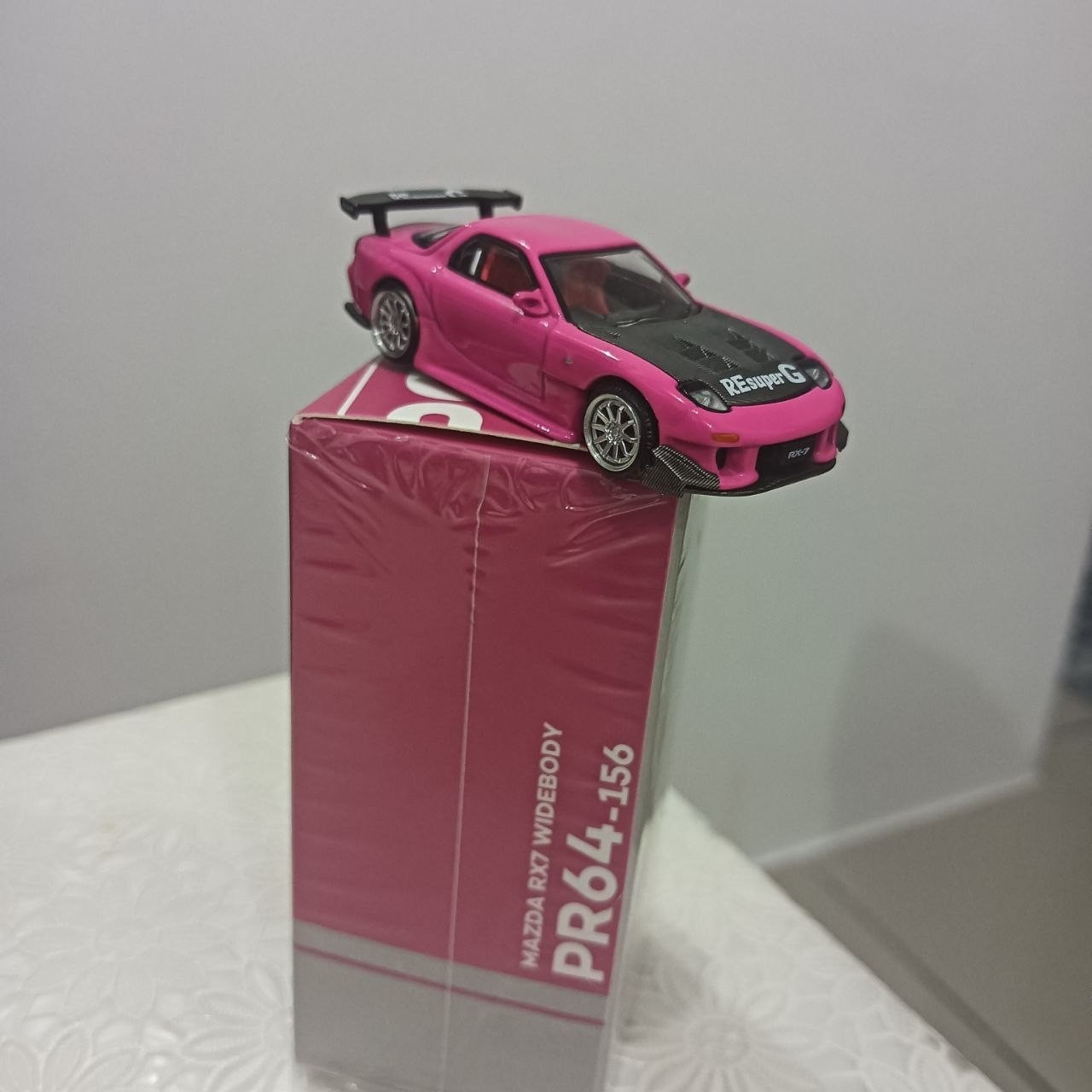 PR64 Mazda RX7 Widebody 2024 indonesia diecast expo Pink 1:64 PR640156 unsealed
