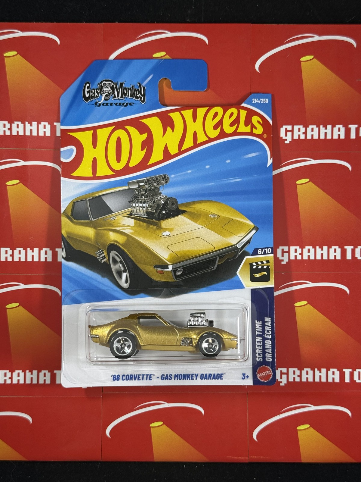 ’68 Corvette – Gas Monkey Garage #214 Gold 2026 Hot Wheels Mix L